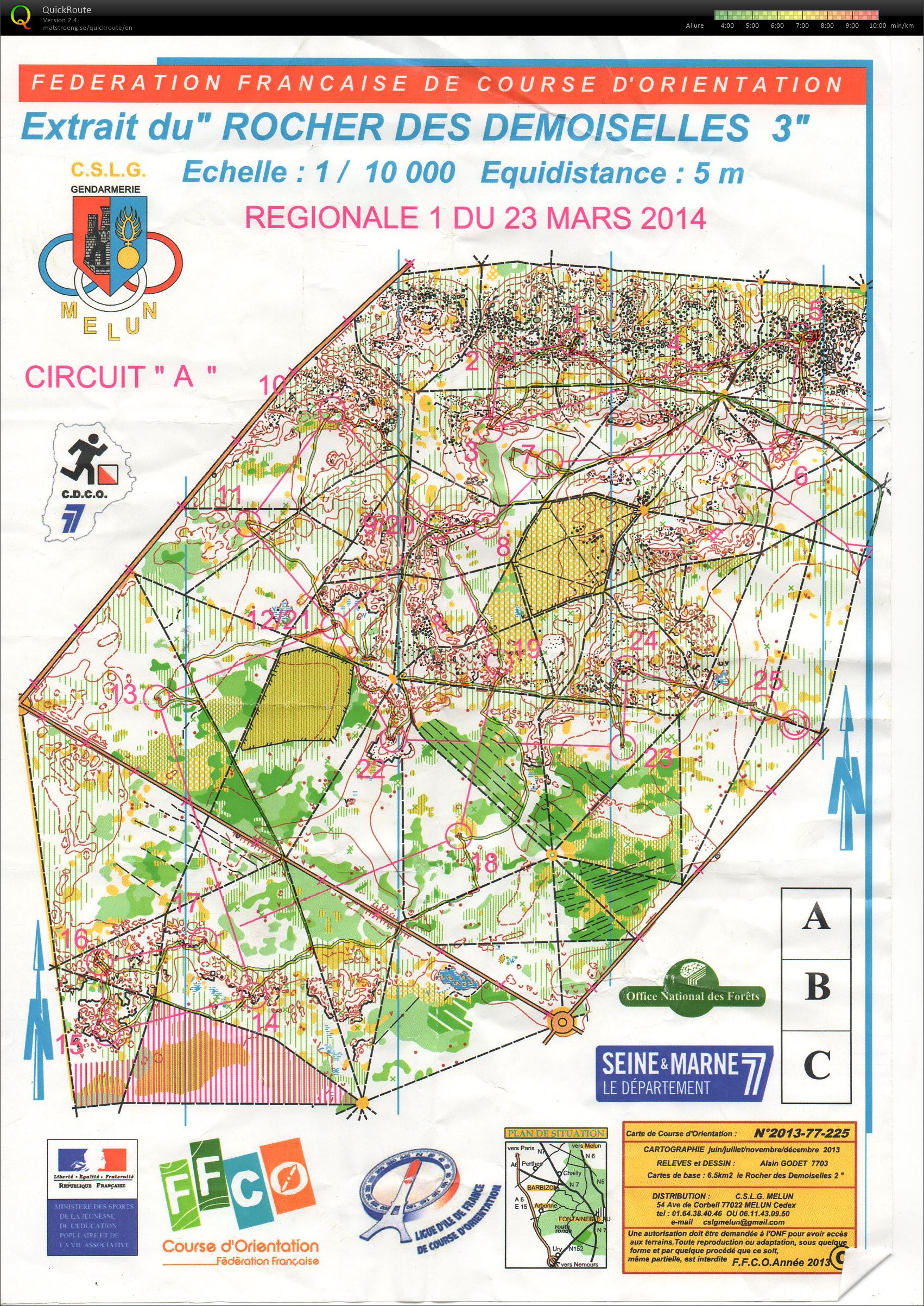 Regionale 1 - Circuit A (23-03-2014)