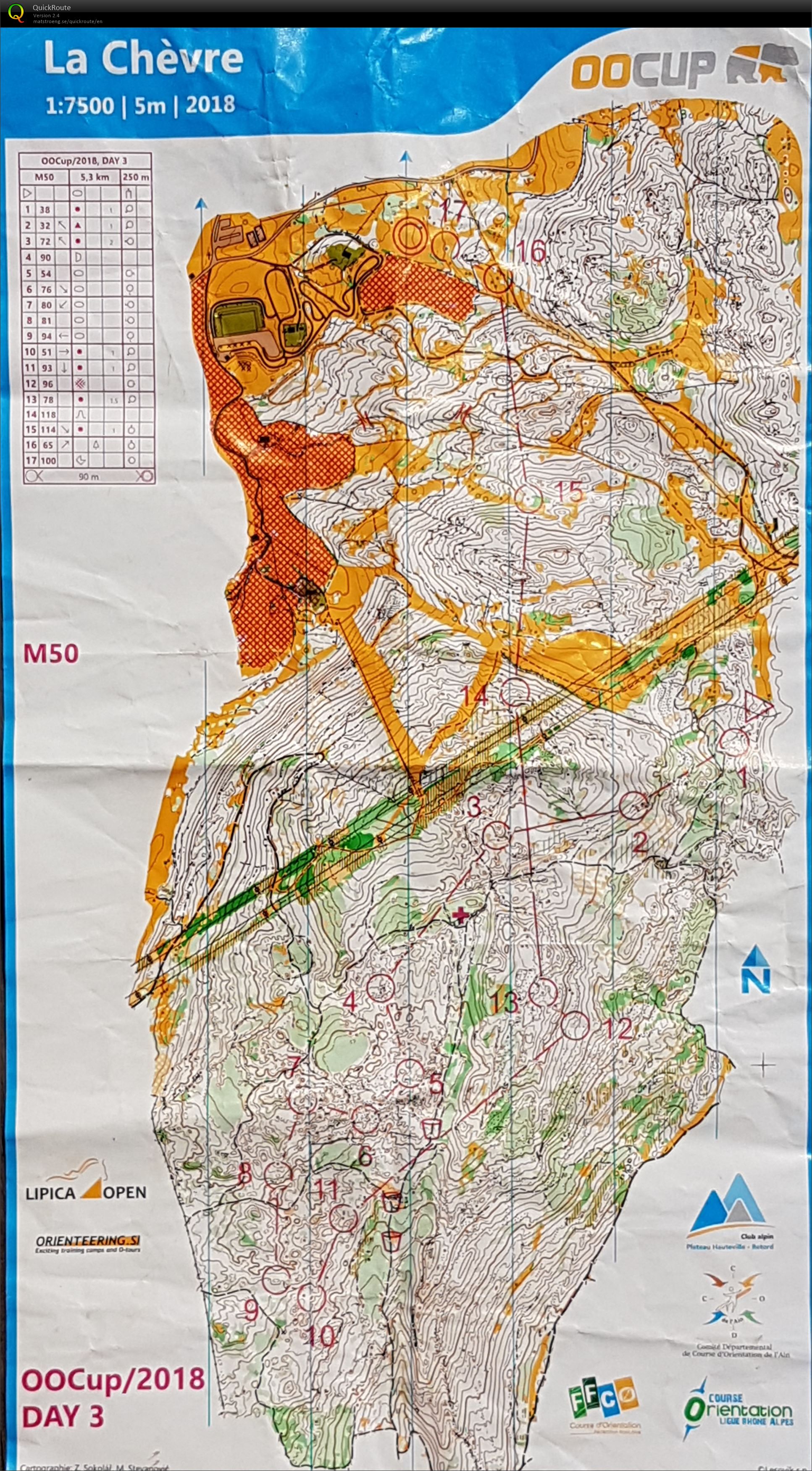 OOCup 2018 - Etape n°3 - M50 (27-07-2018)