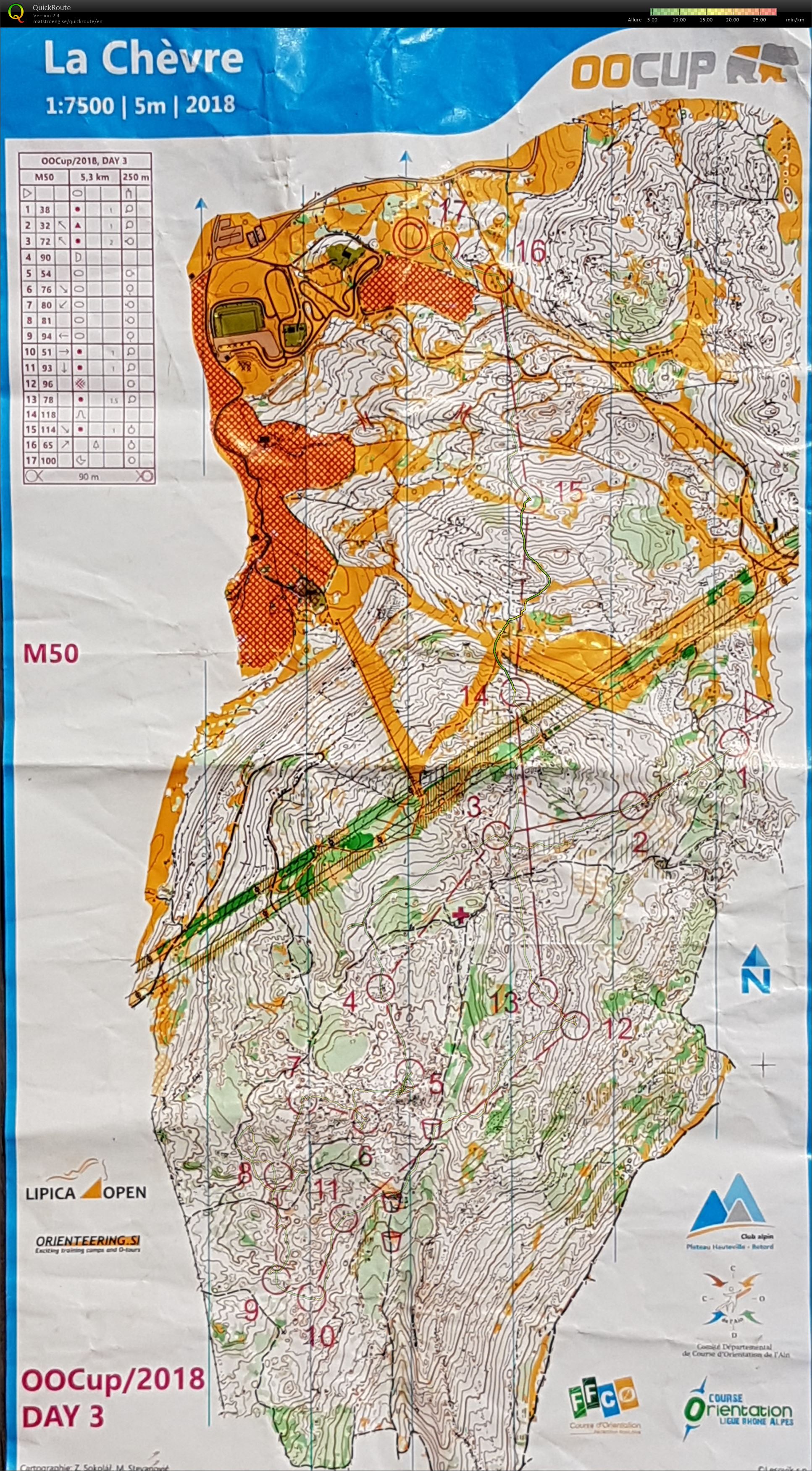OOCup 2018 - Etape n°3 - M50 (27-07-2018)