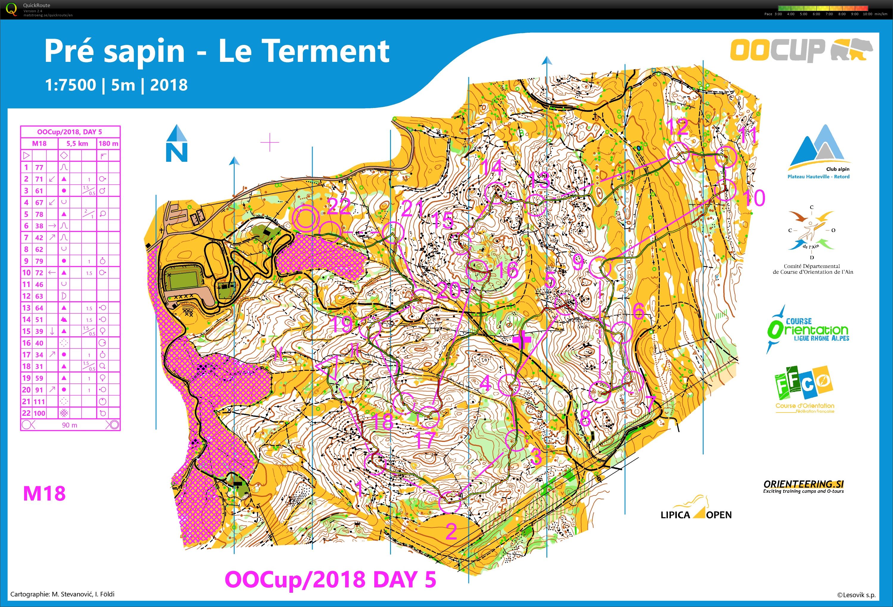 E5 OOCup 2018.  (29-07-2018)