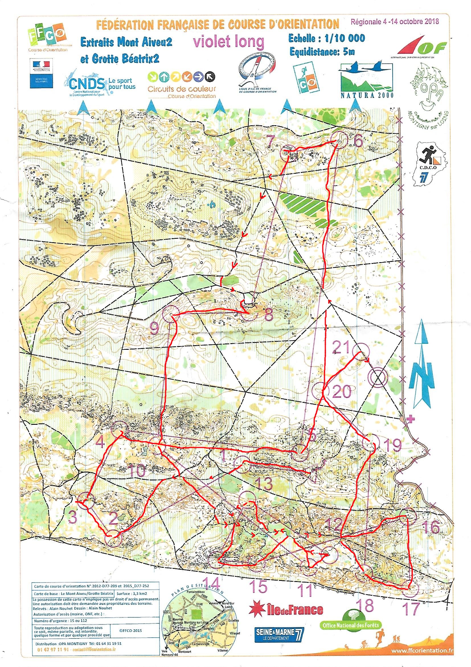 Régionale 4 VL Mont Aiveu (14-10-2018)