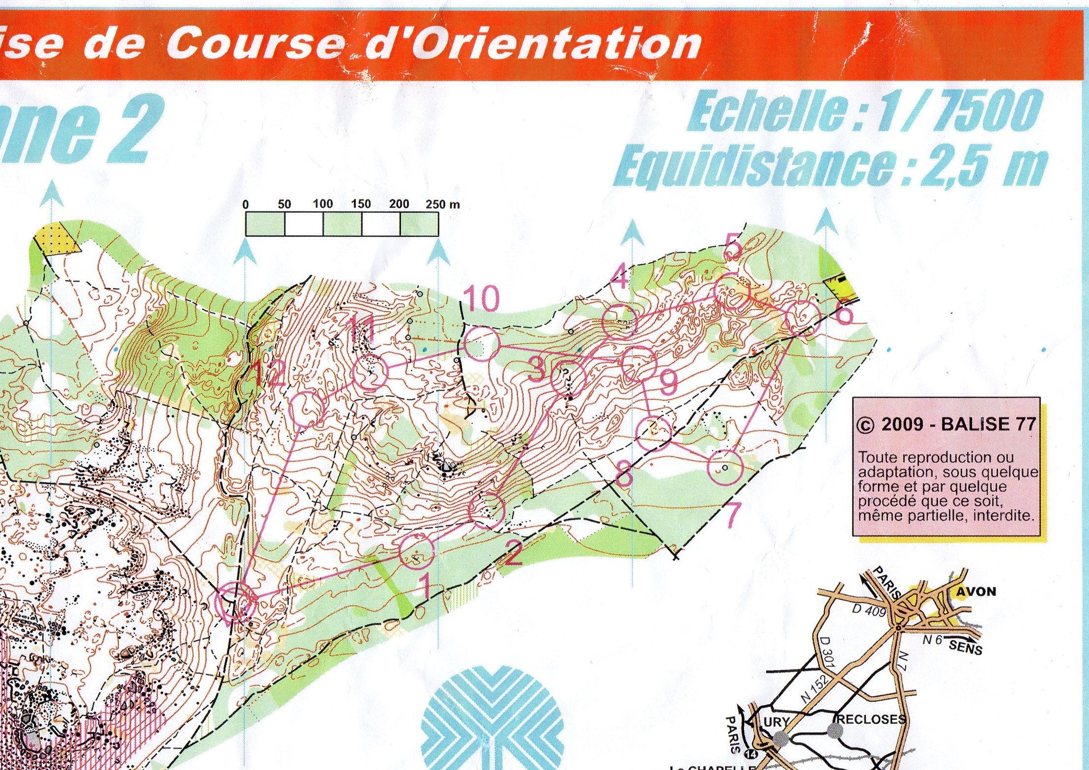 Courte distance 2 Stage Ligue  (22-10-2018)