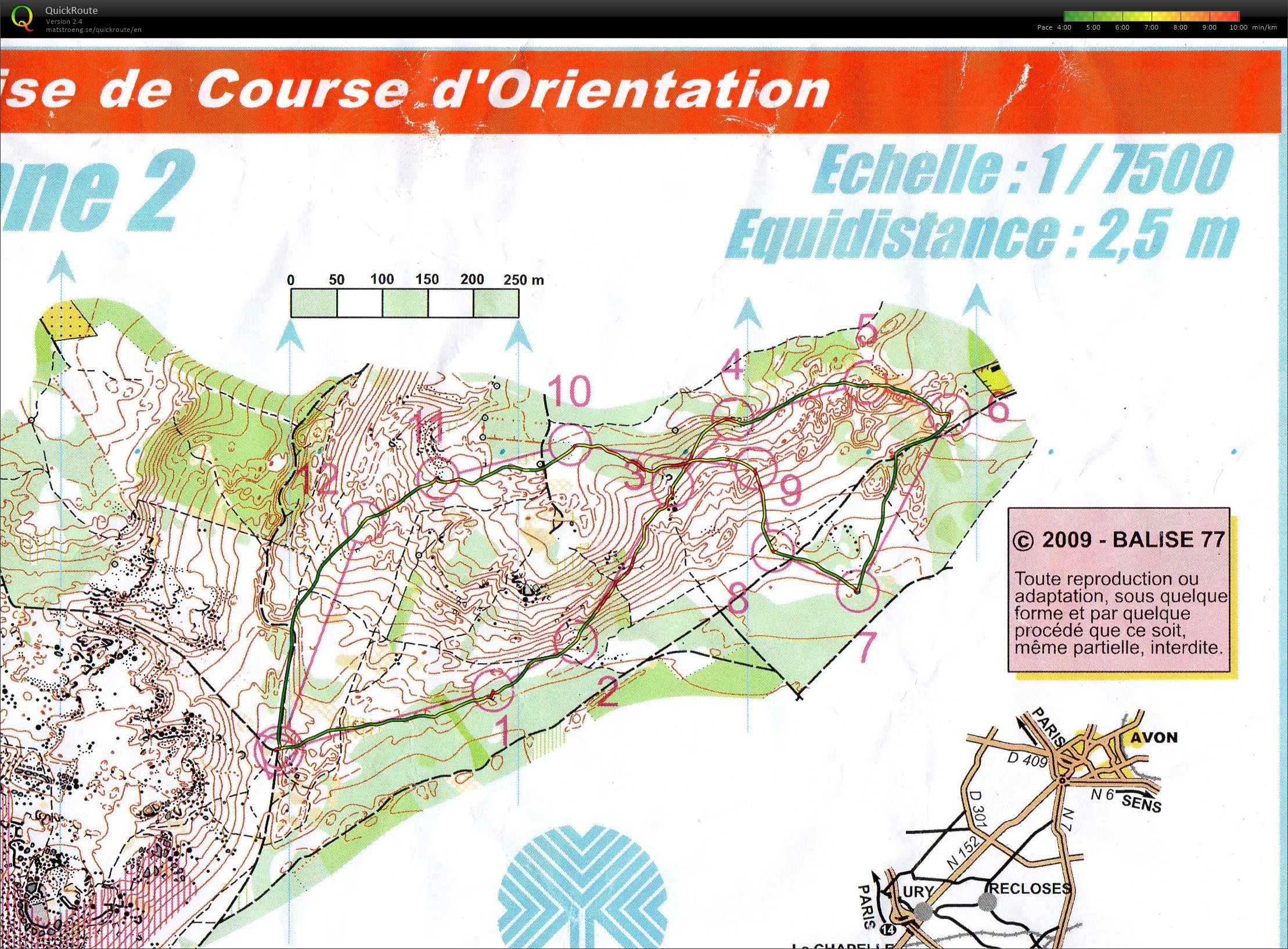 Courte distance 2 Stage Ligue  (22-10-2018)
