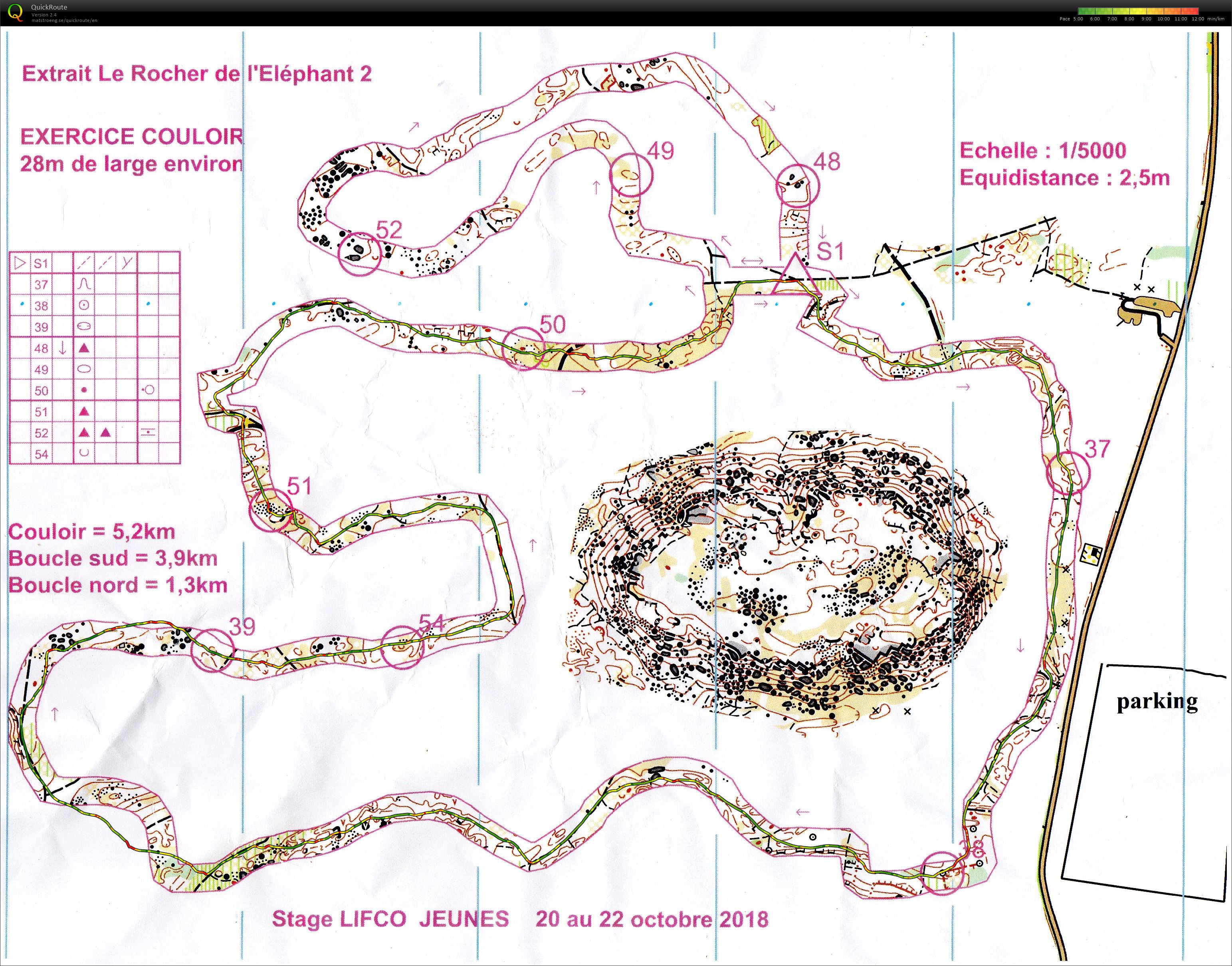 Couloir Stage Ligue (21/10/2018)