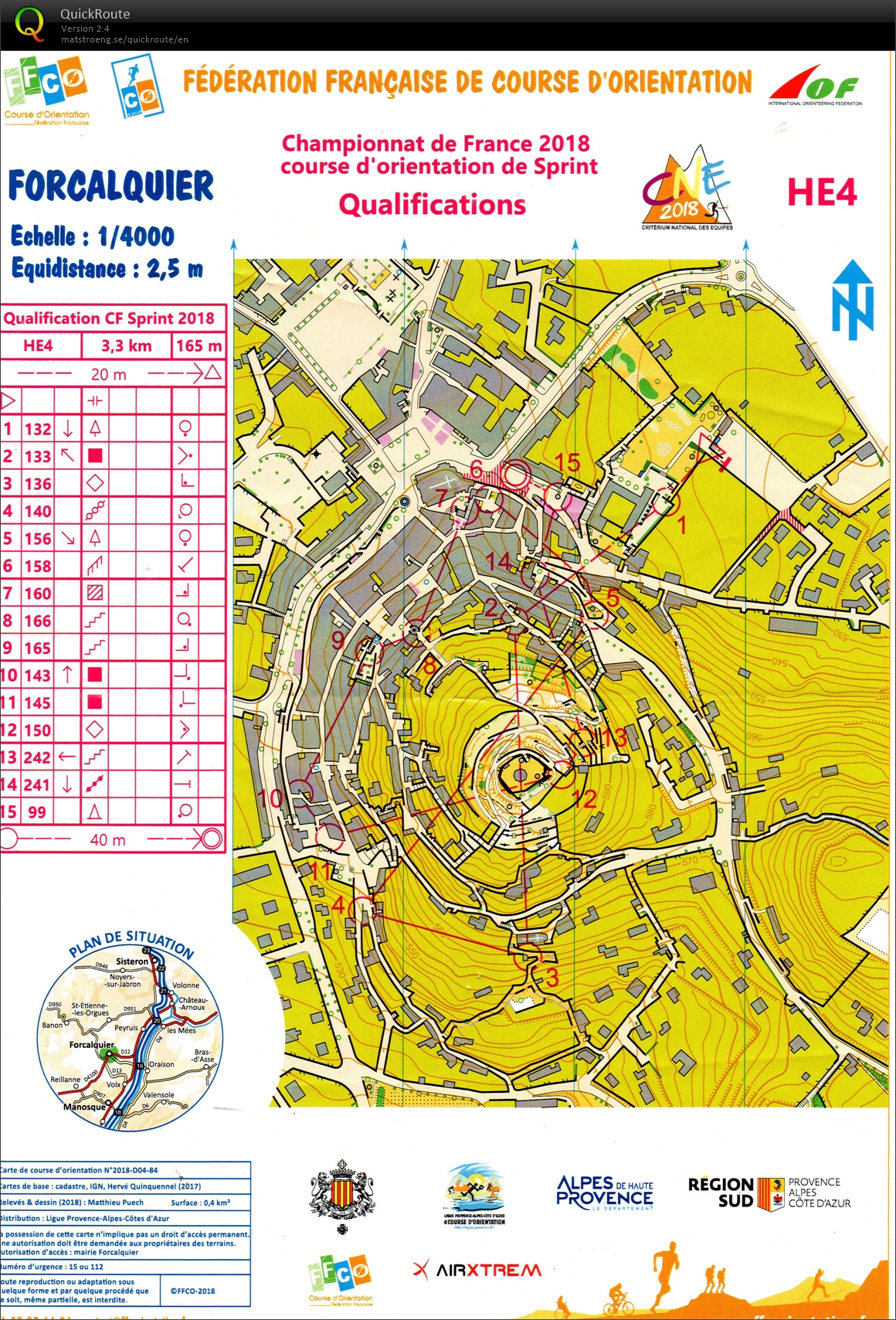Qualif Championnat de france  (03-11-2018)