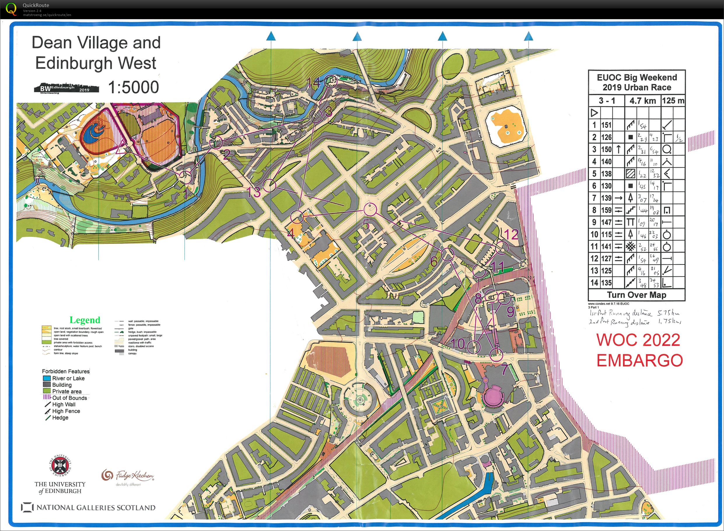 Edinburgh Big weekend - city race Part 1 (26-01-2019)