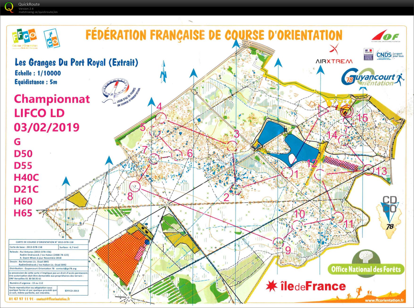 Ile de France Long Distance Championships - H60 (03-02-2019)