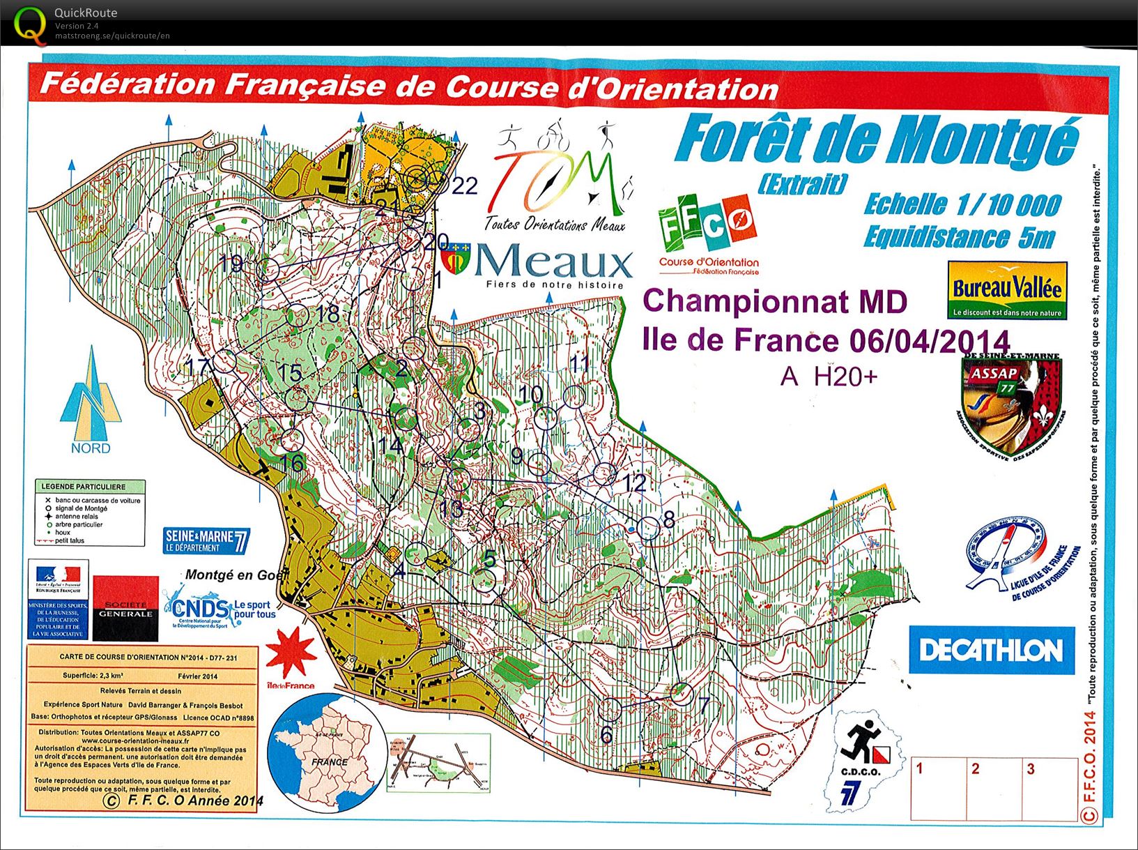 Championnat MD IdF (06/04/2014)