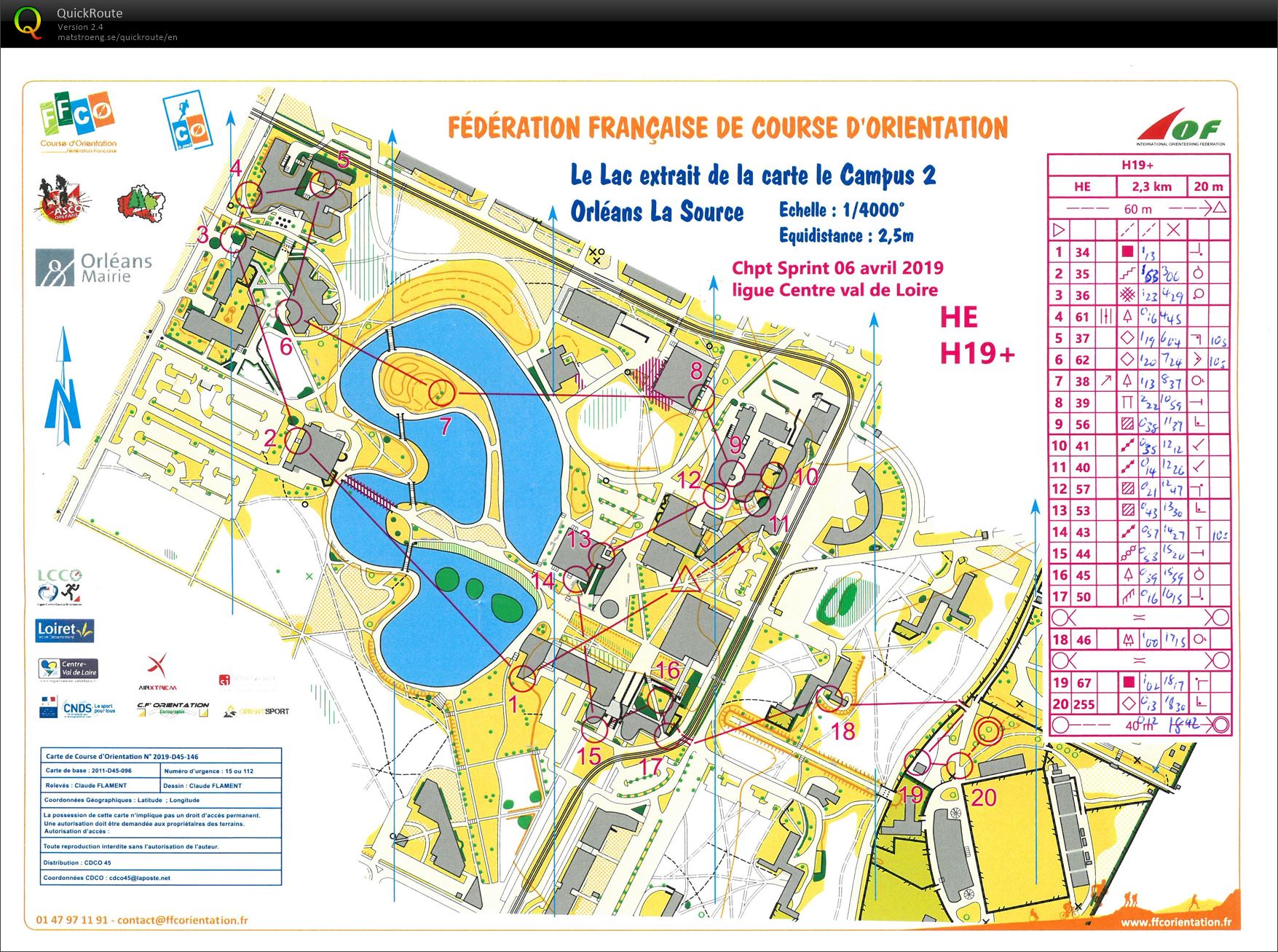 Sprint - Régionale (06-04-2019)