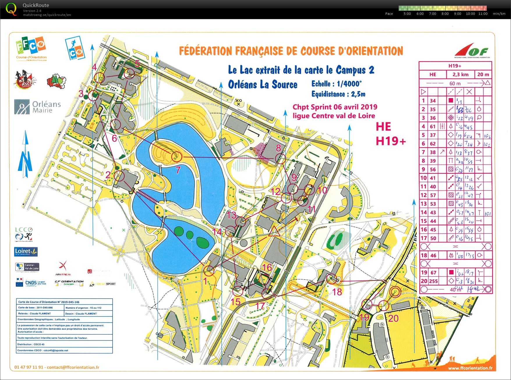 Sprint - Régionale (06-04-2019)