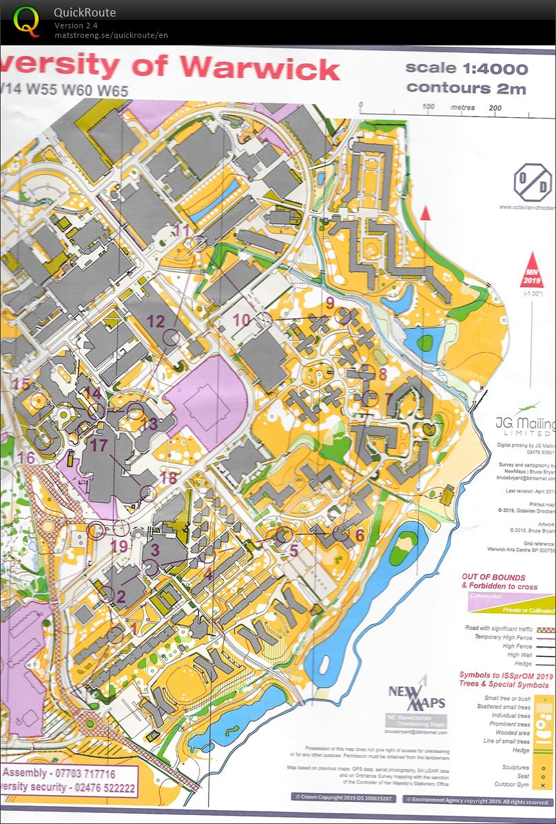 Coventry Weekend of Orienteering (2019-06-08)