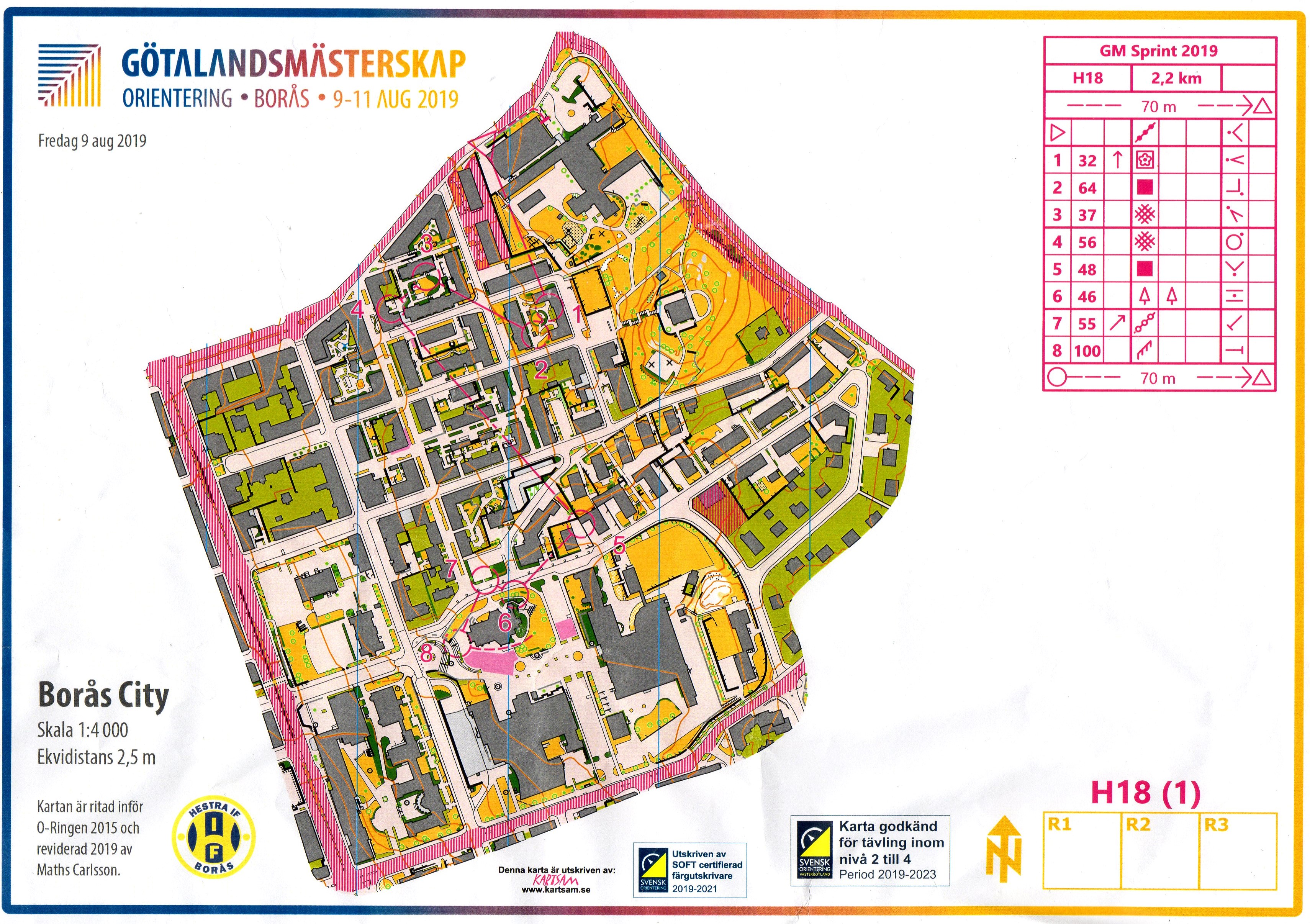 Götalandsmästerskap SP #1 (2019-08-09)