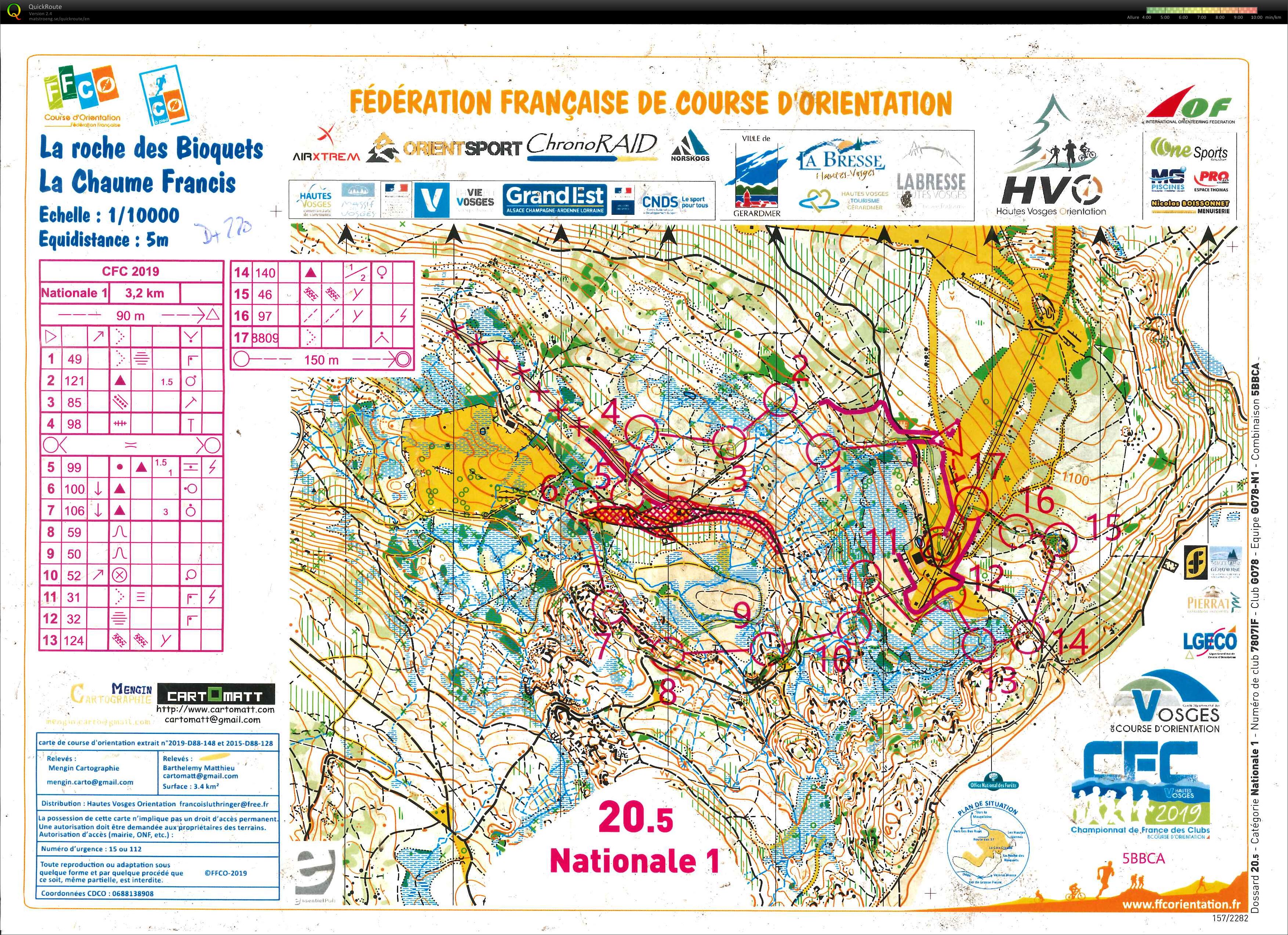 CFC N1 Gerardmer, 5e relais (19-10-2019)