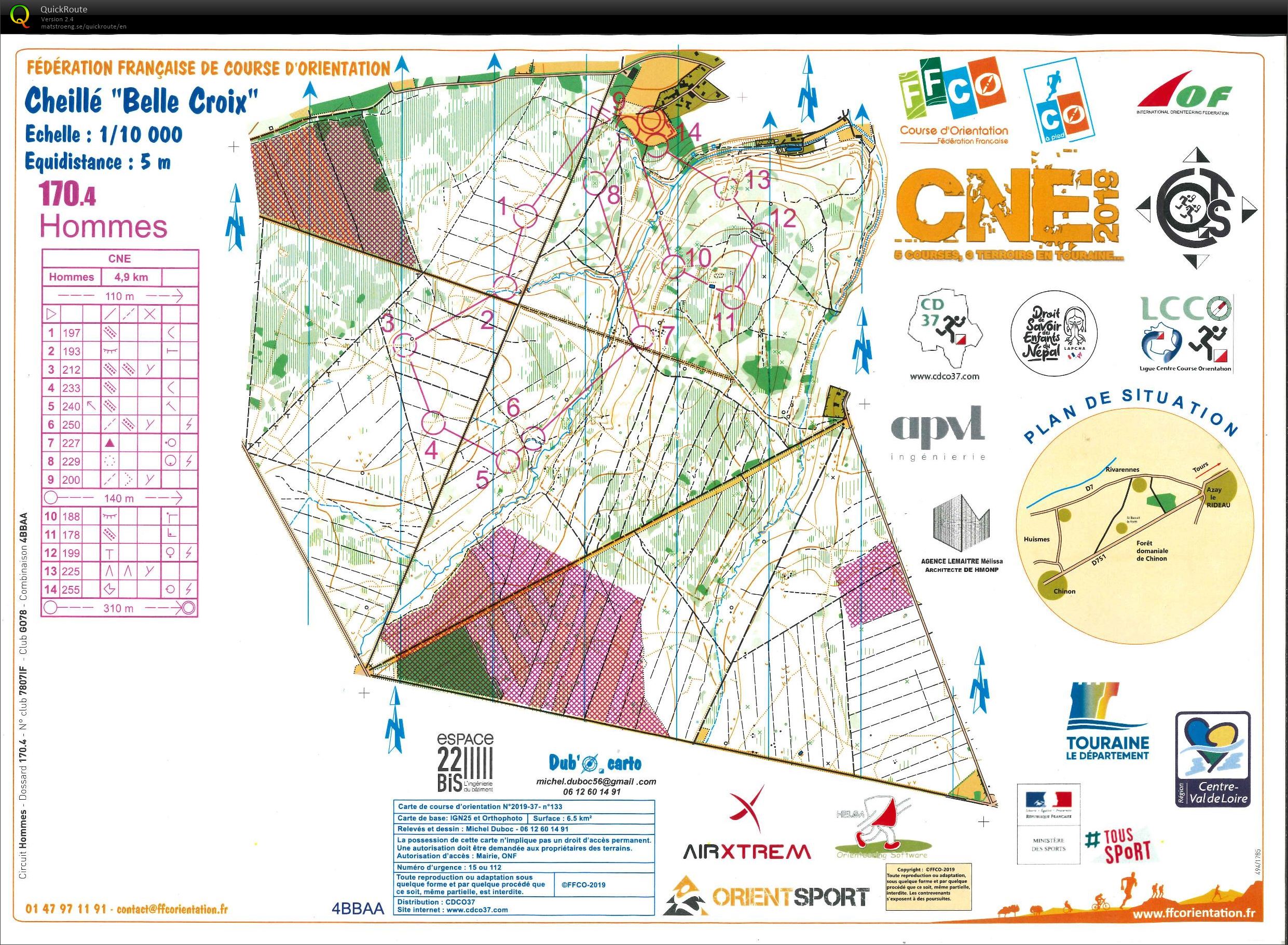 CNE Relais 4 Hommes - Equipe 2 du GO78 (03-11-2019)