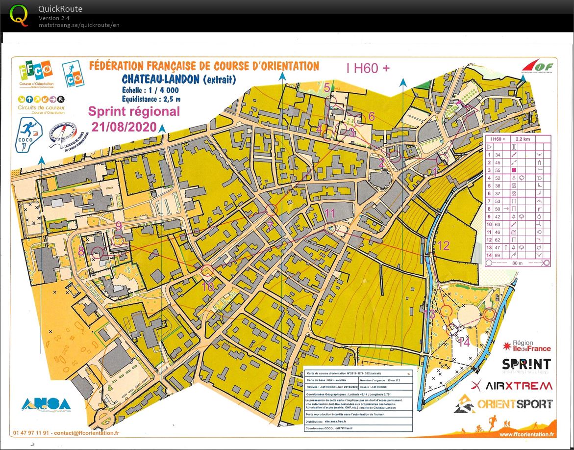 NO Nationale Régionale sprint (21-08-2020)