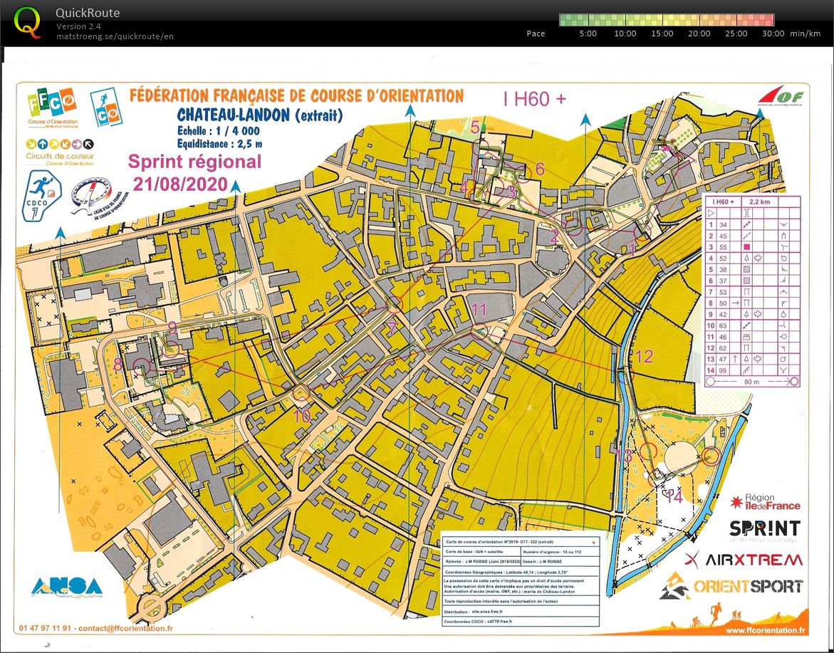 NO Nationale Régionale sprint (21/08/2020)