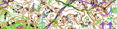2 circuits sans chemins ni muret dans les cheires de Mazaye
