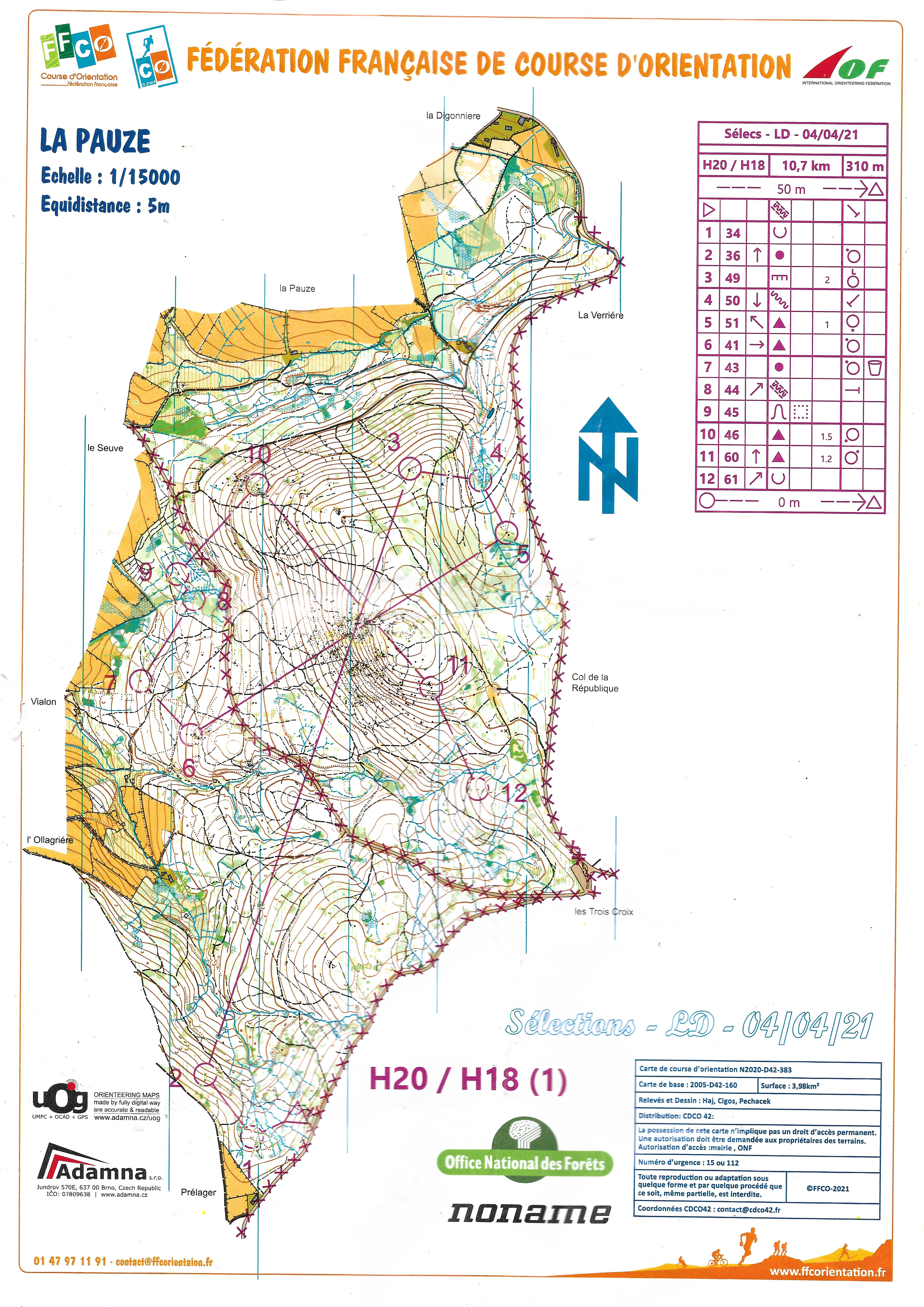 LD Sélecs JWOC 2021 #1 (04-04-2021)