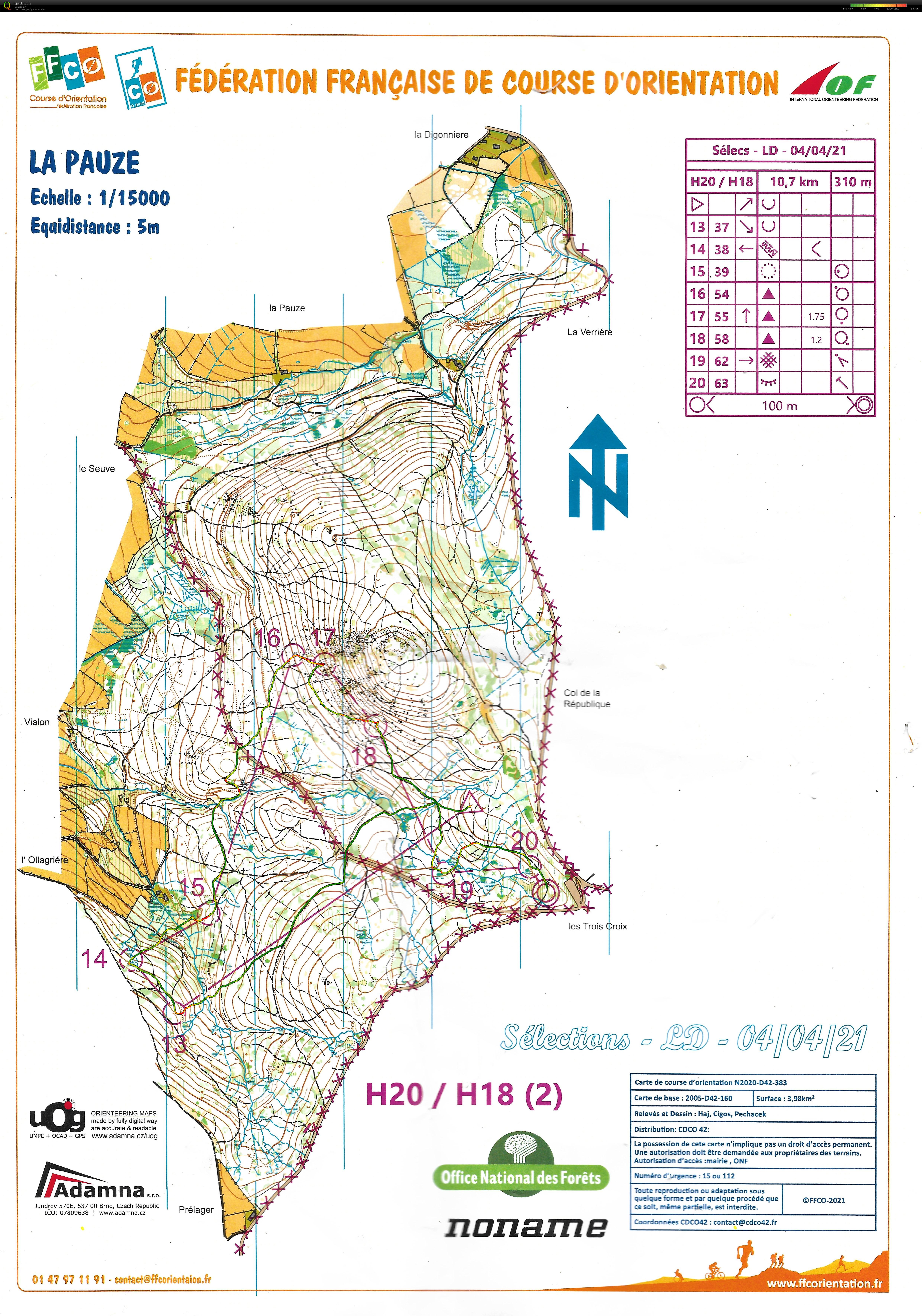 LD Sélecs JWOC 2021 #2 (04/04/2021)