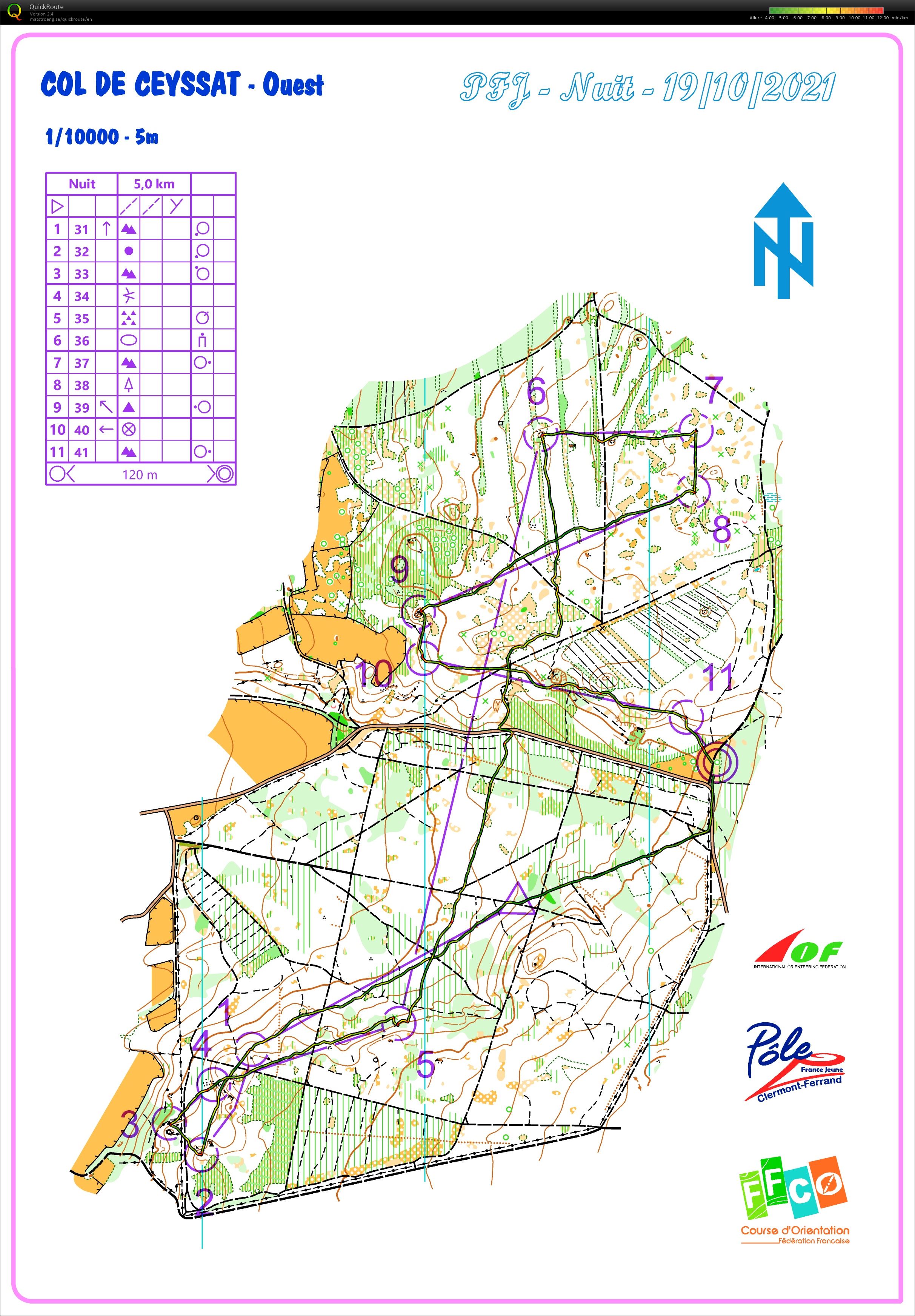 Nuit au Col de Ceyssat Ouest (19-10-2021)