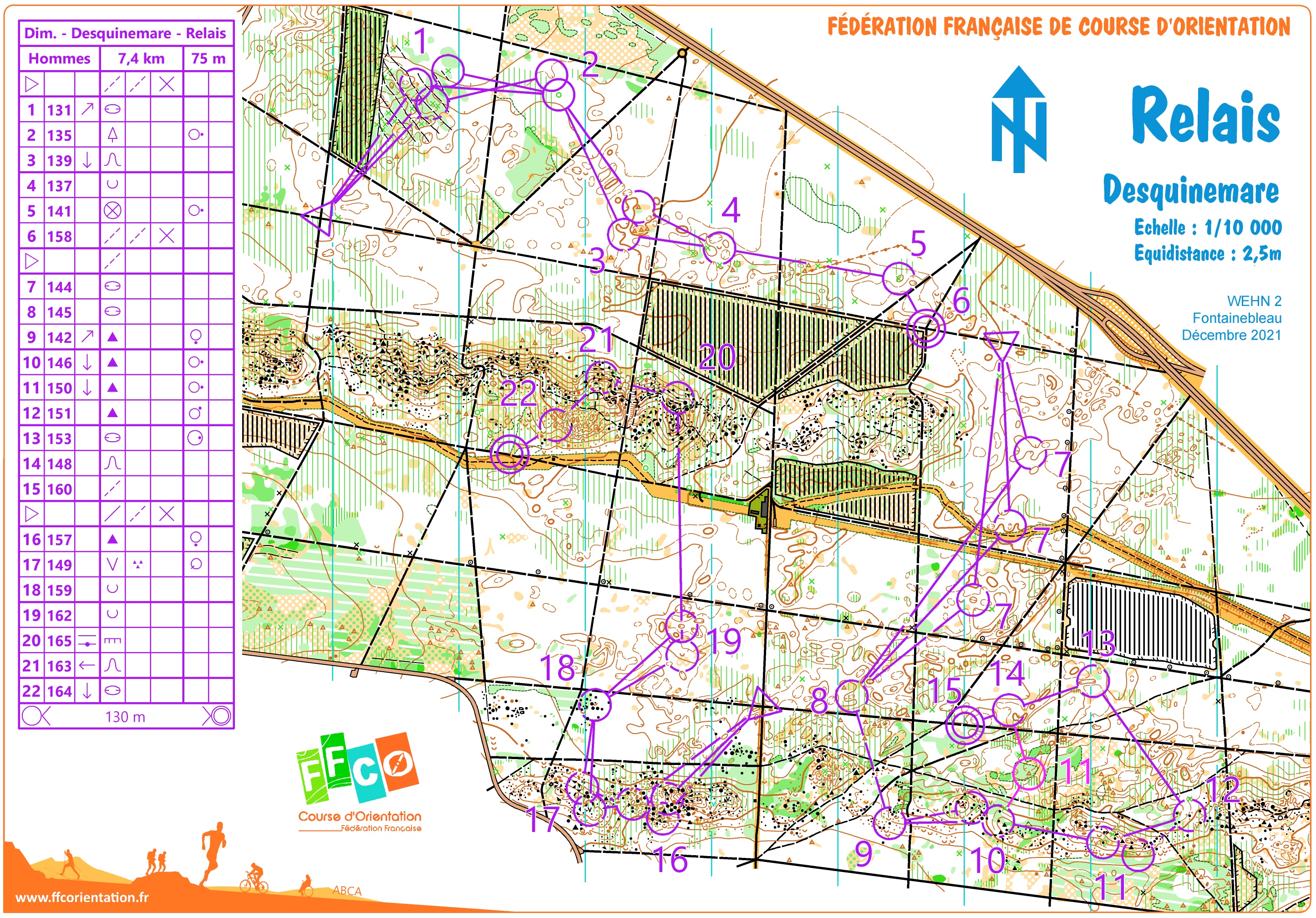 WEHN Fontainebleau - J3 sections de relais (12-12-2021)