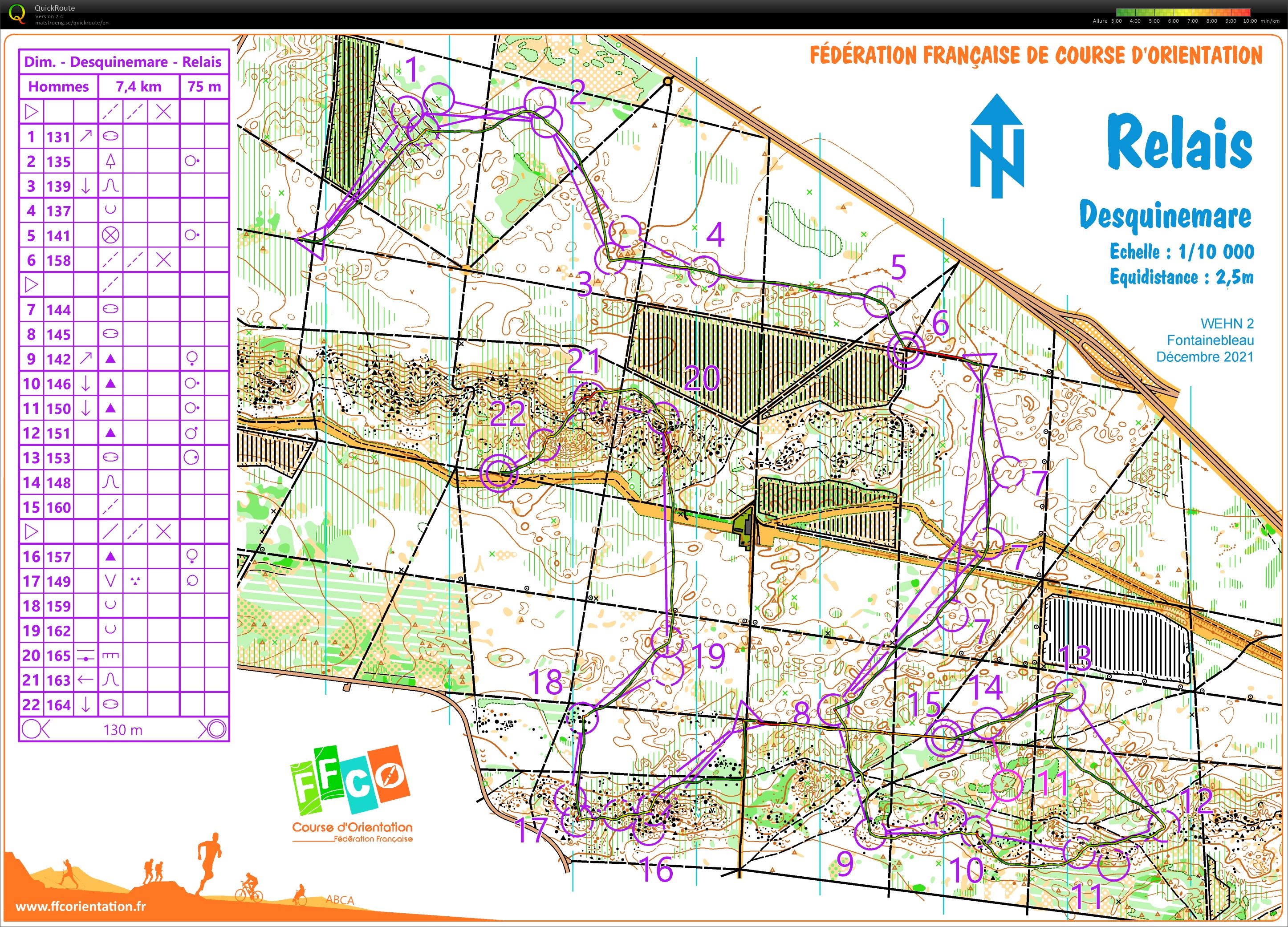 WEHN Fontainebleau - J3 sections de relais (12/12/2021)