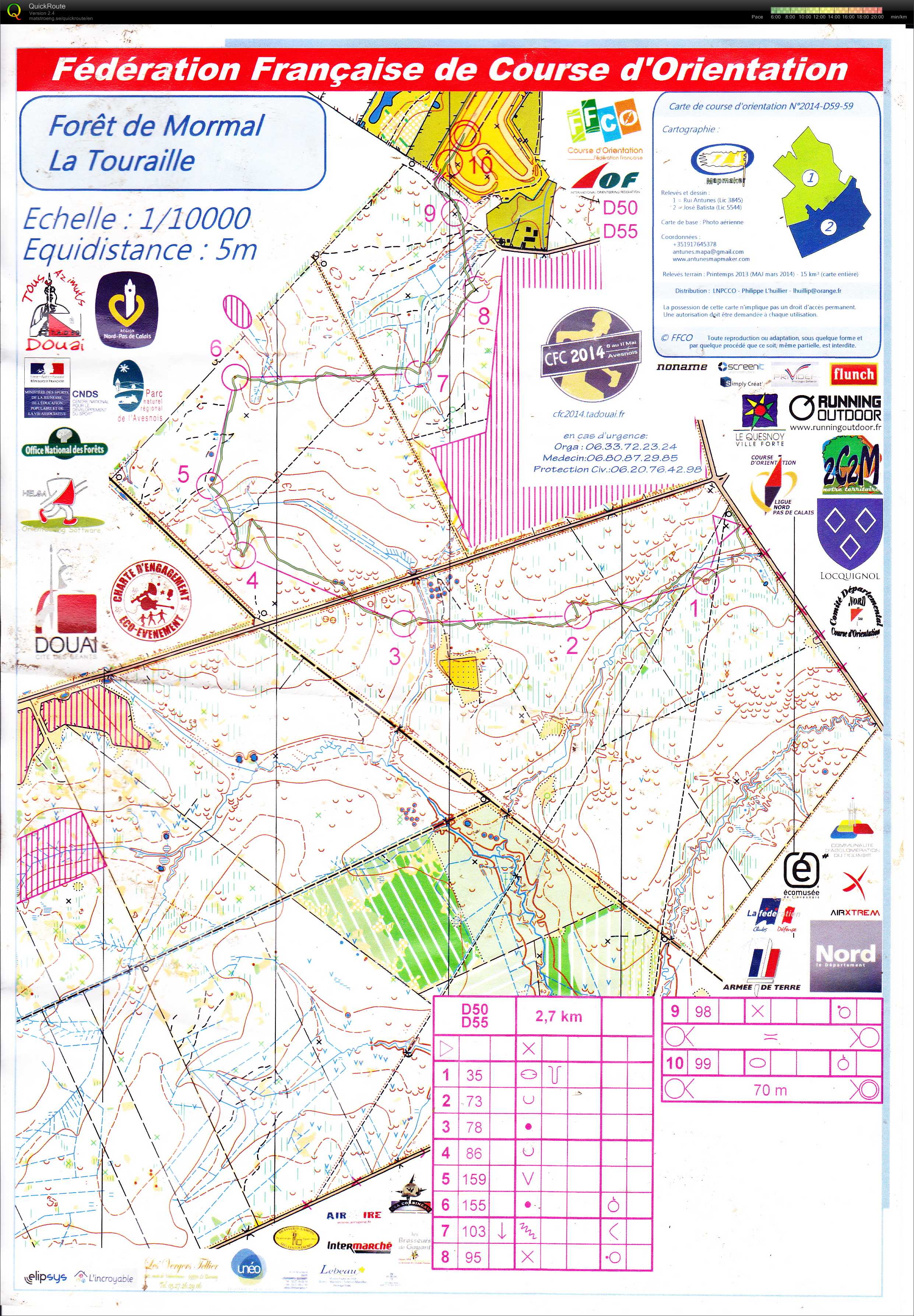 Championnats de France de Moyenne Distance (2014-05-10)