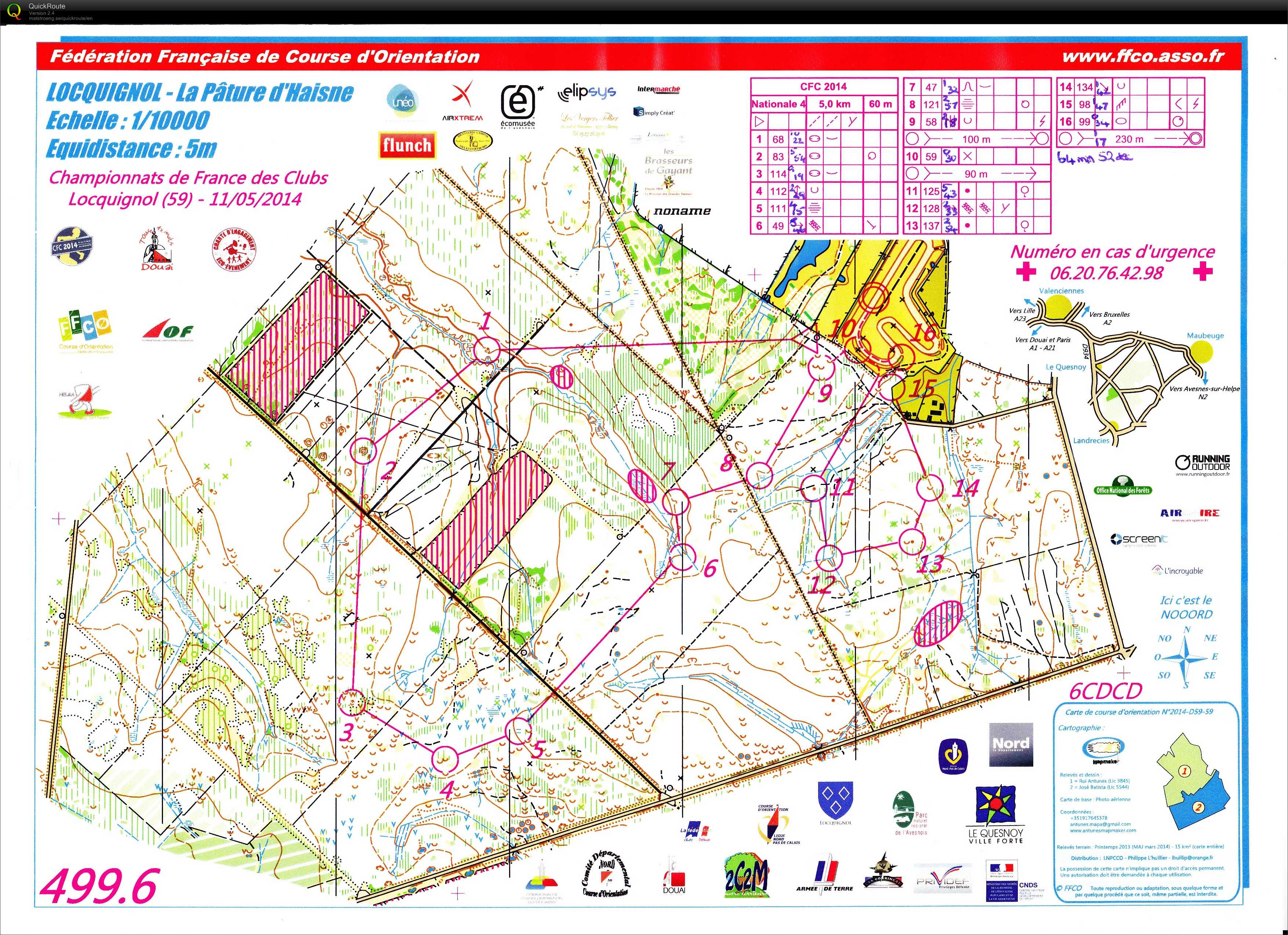 Championnats de France des Clubs 2014 (11-05-2014)