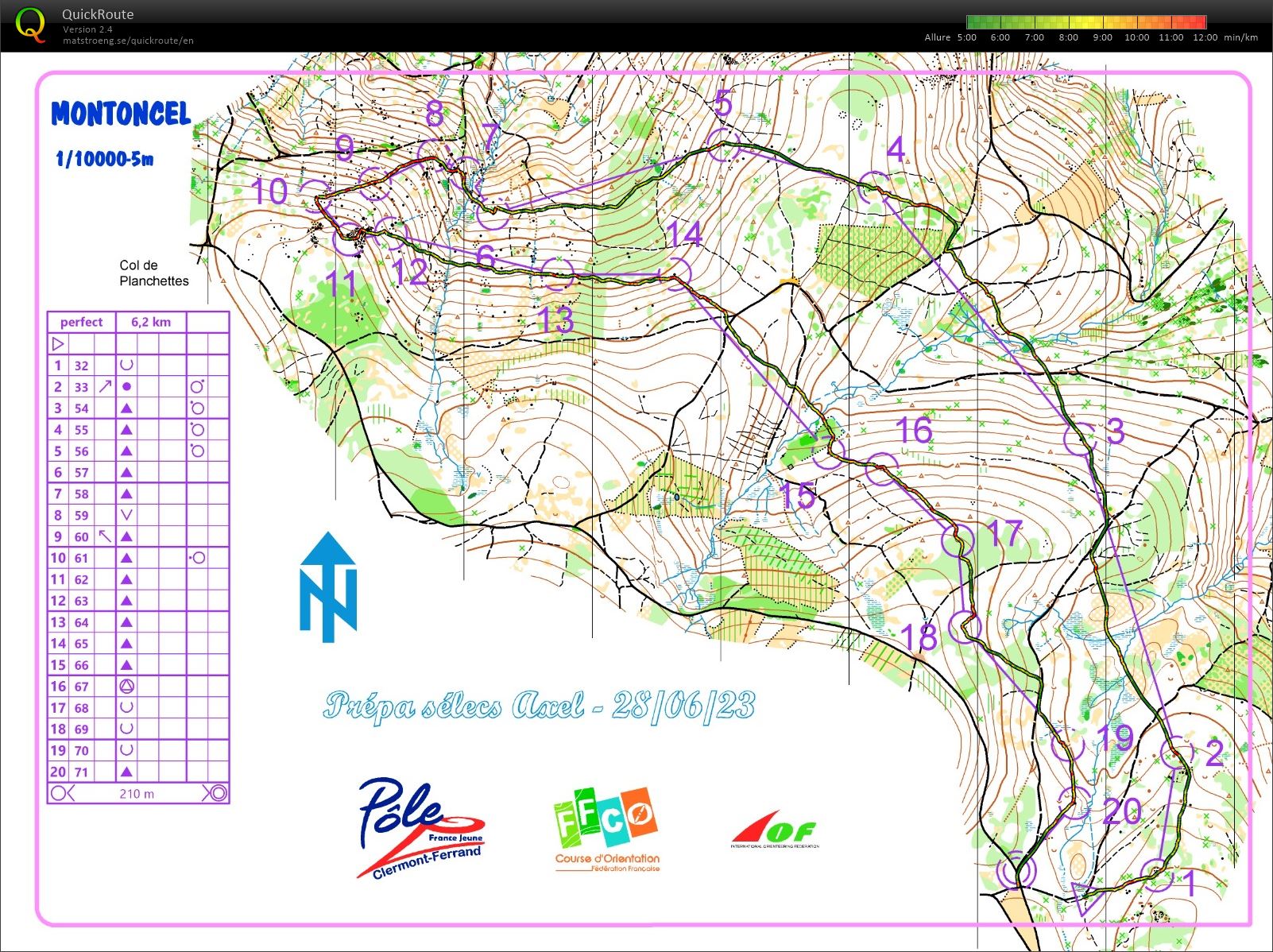 Perfect training au col de la charme  (28/06/2022)