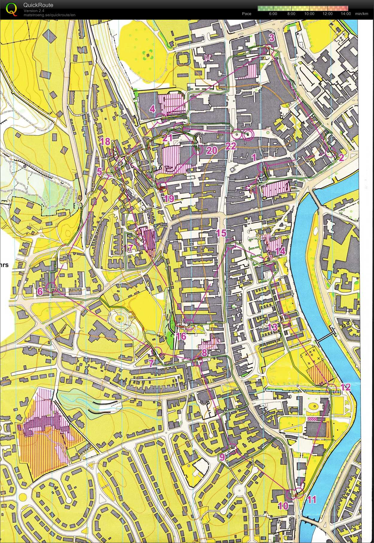 UK Orienteering League, Kendal Urban Race (05-05-2014)