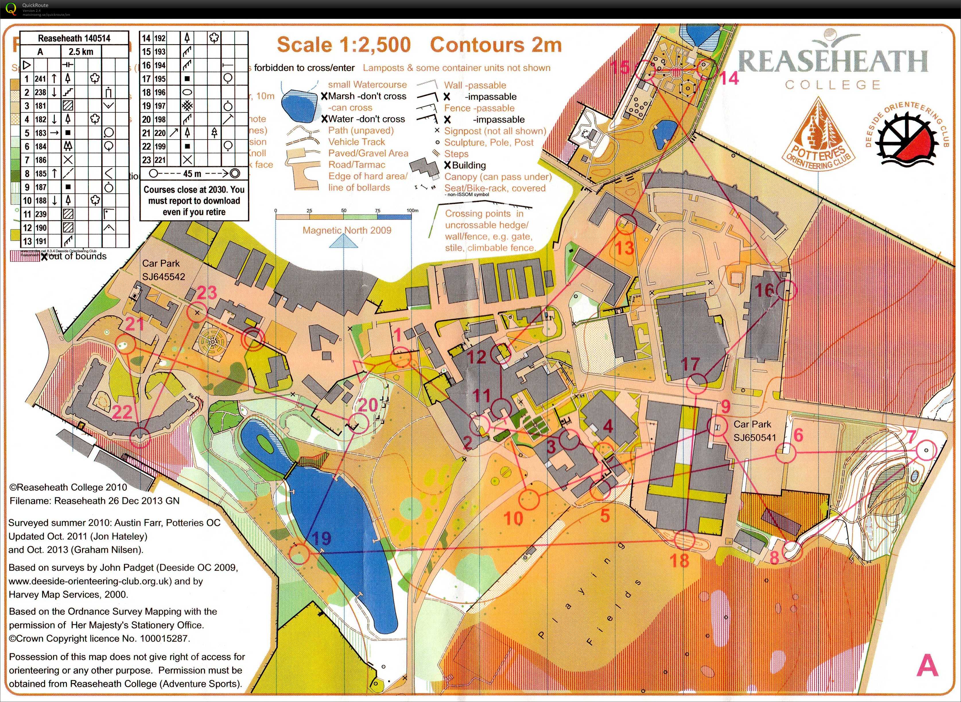 Deeside Orienteering Club Summer Evening Event (14-05-2014)