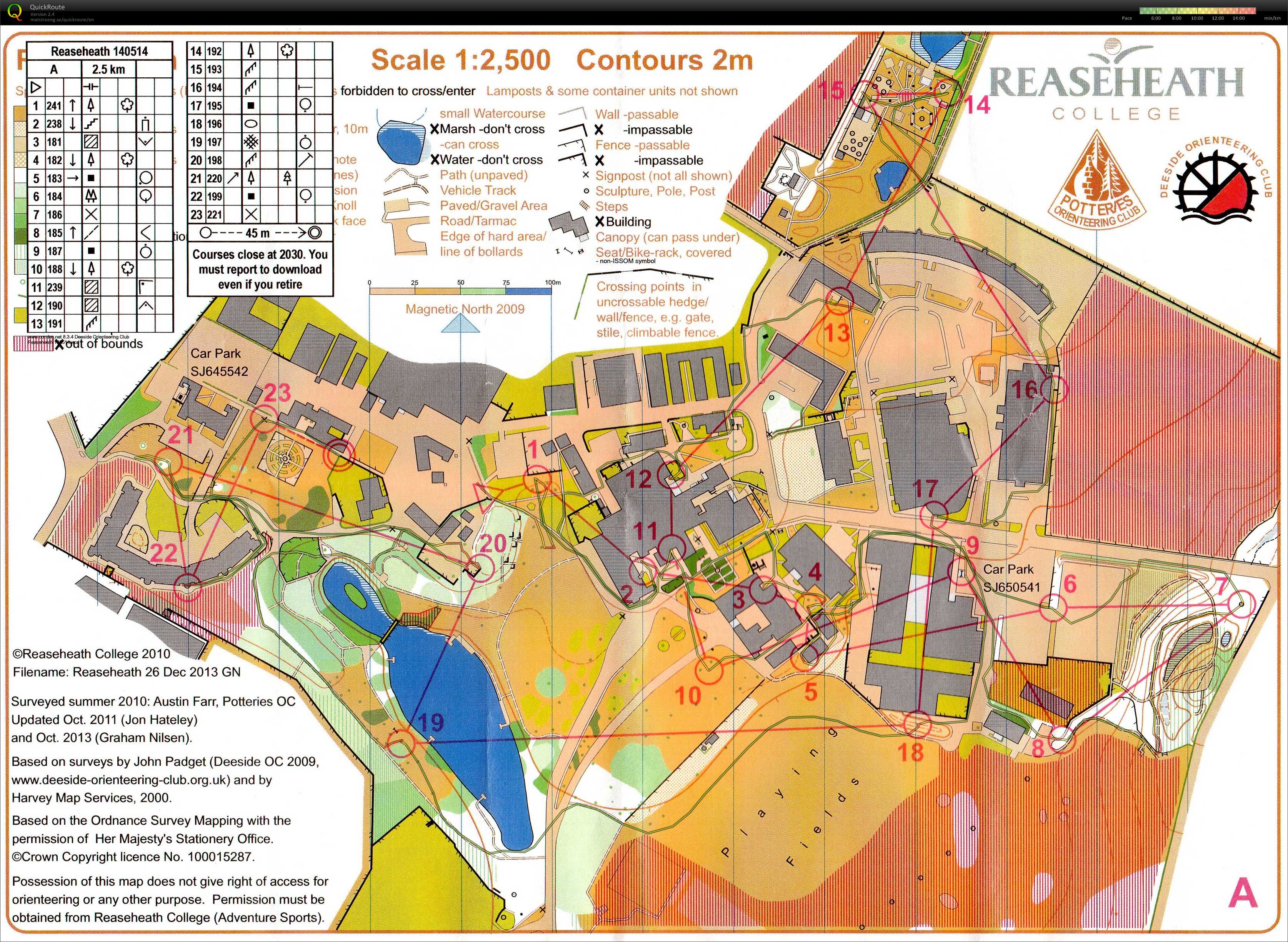 Deeside Orienteering Club Summer Evening Event (14-05-2014)