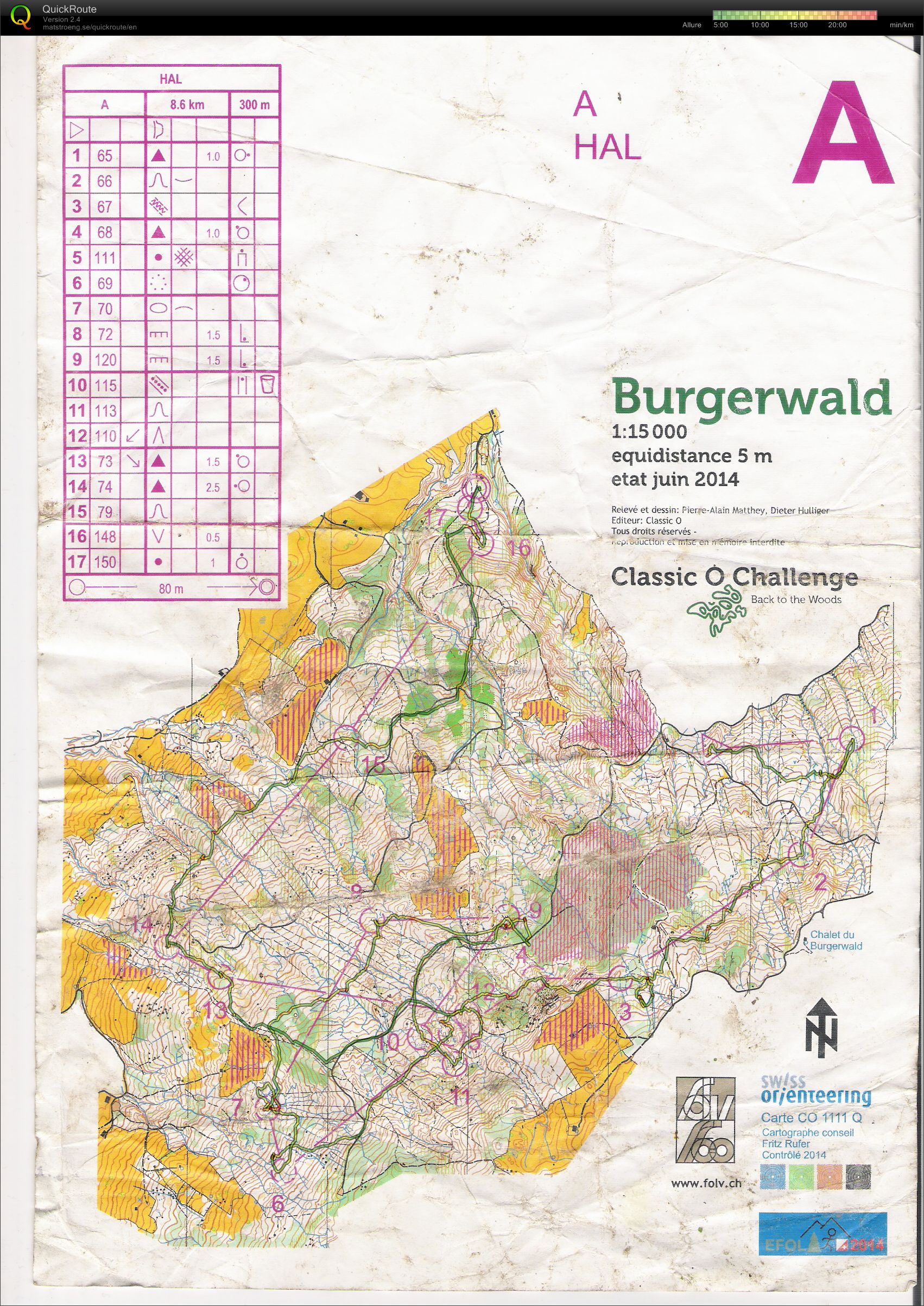 Classic O Challenge - Jour 1 (04-08-2014)