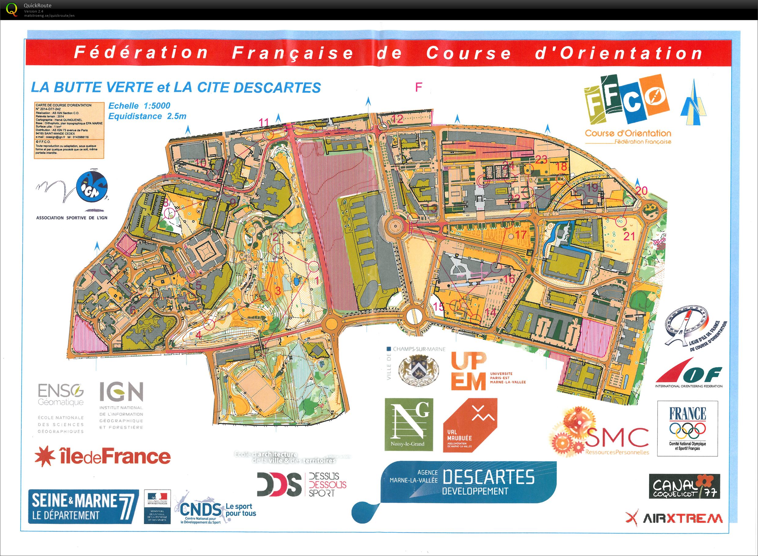 Paris O'Tour - Etape 1 (2014-09-27)