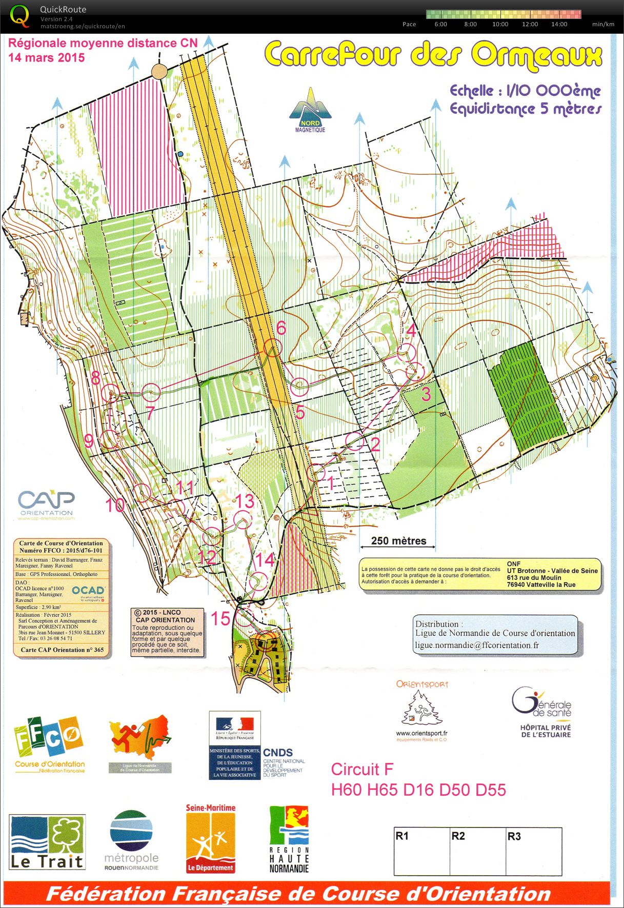 Regionale Moyenne Distance CN (14-03-2015)