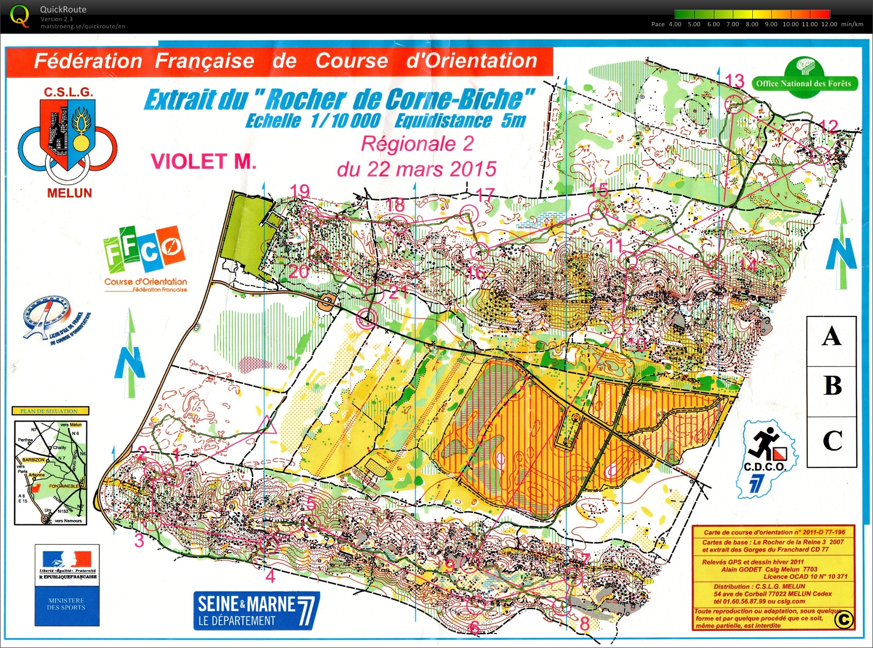 Regionale 2 Violet Moyen (22-03-2015)