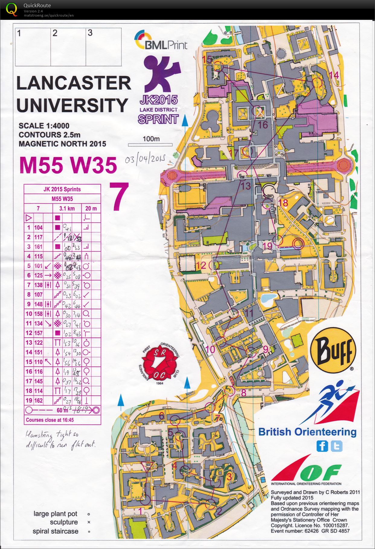 JK Day 1 Sprint - H55 (03-04-2015)