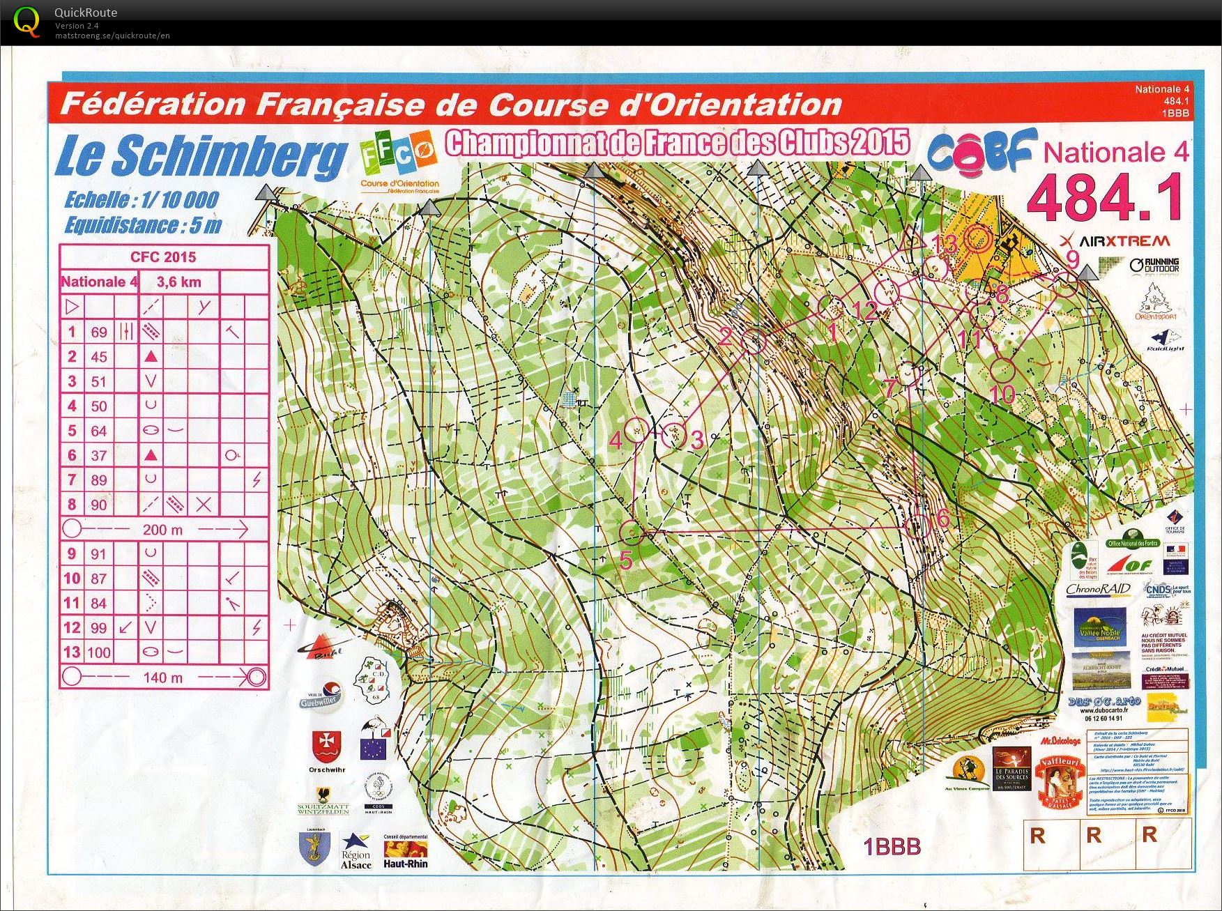 CFC Le Val du Patre - Relai 1 N4 (17/05/2015)