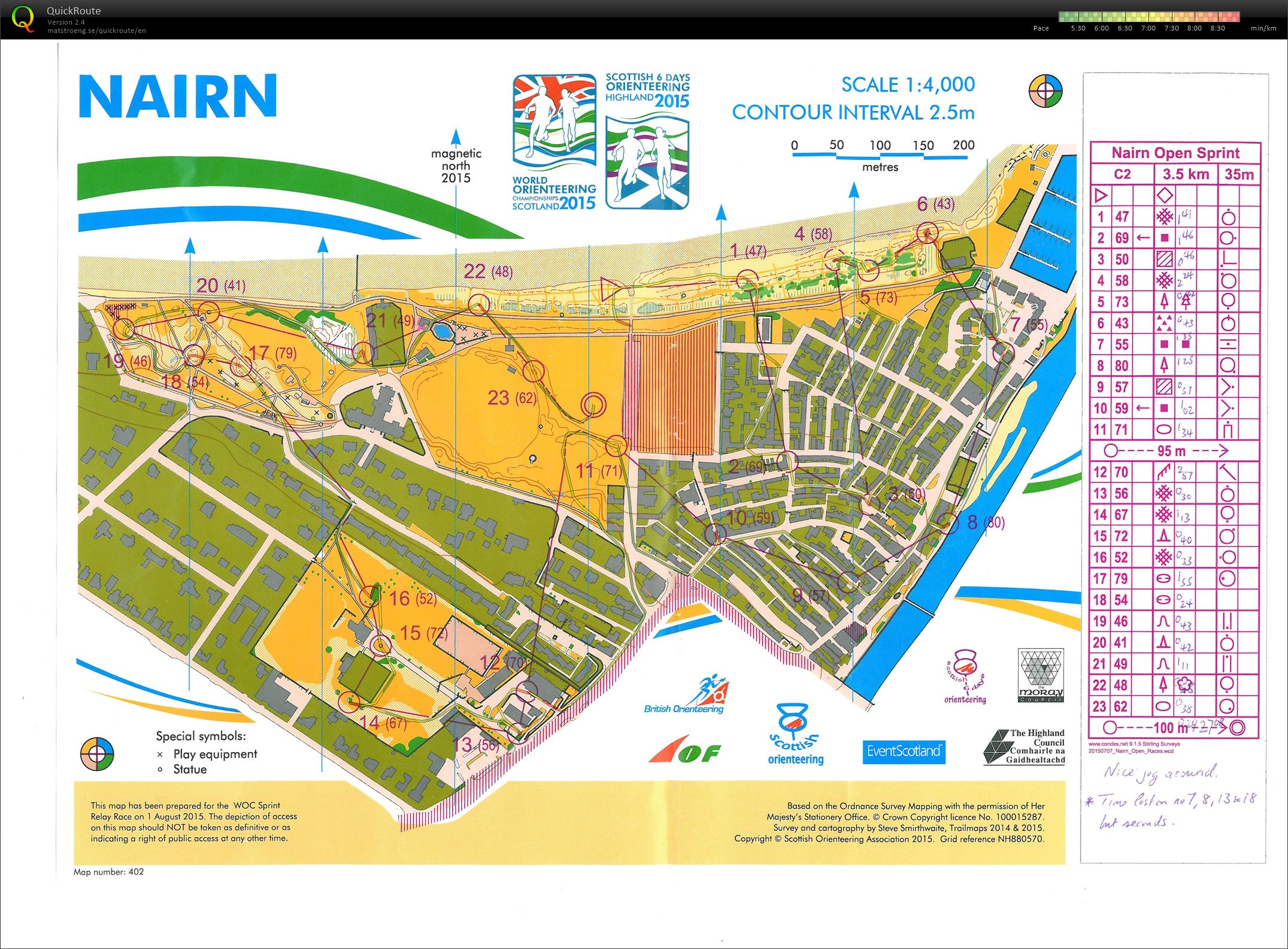 World Orienteering Championships 2015 Mixed Relay area (01-08-2015)