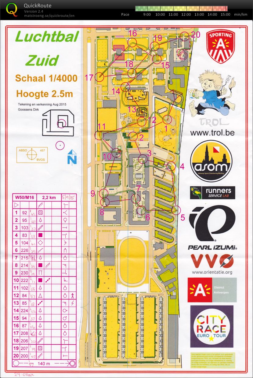 Antwerp Sprint Orienteering meeting 2015 (2015-09-05)