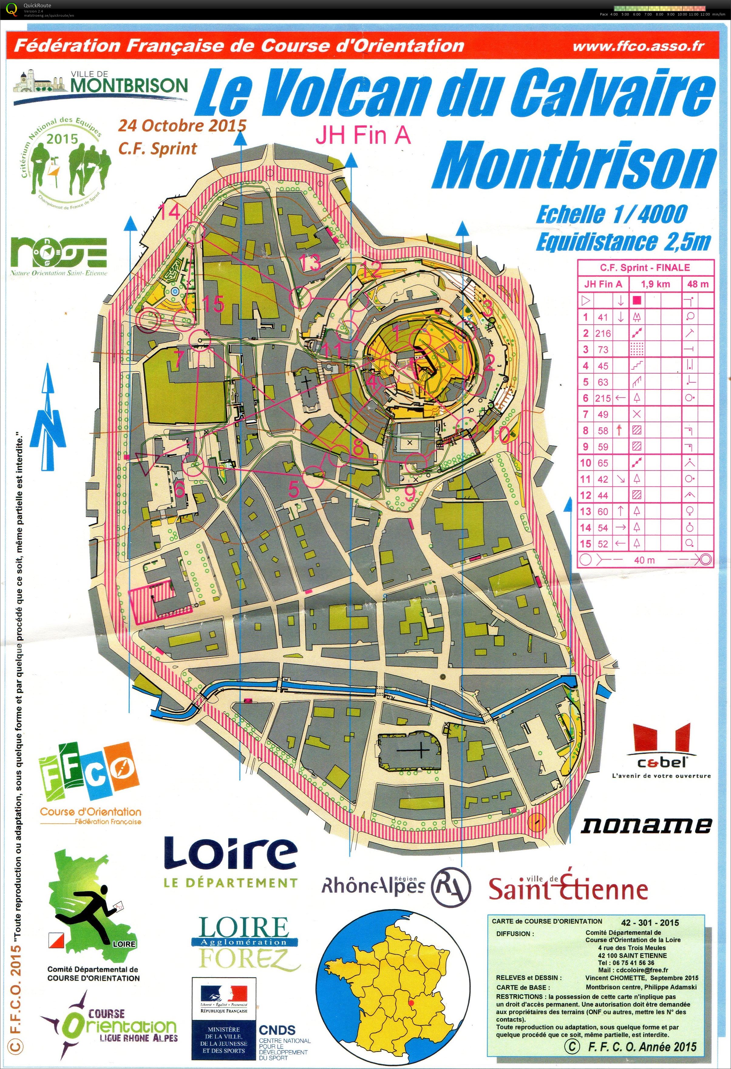Finale A Championnat de France de sprint (28-10-2015)