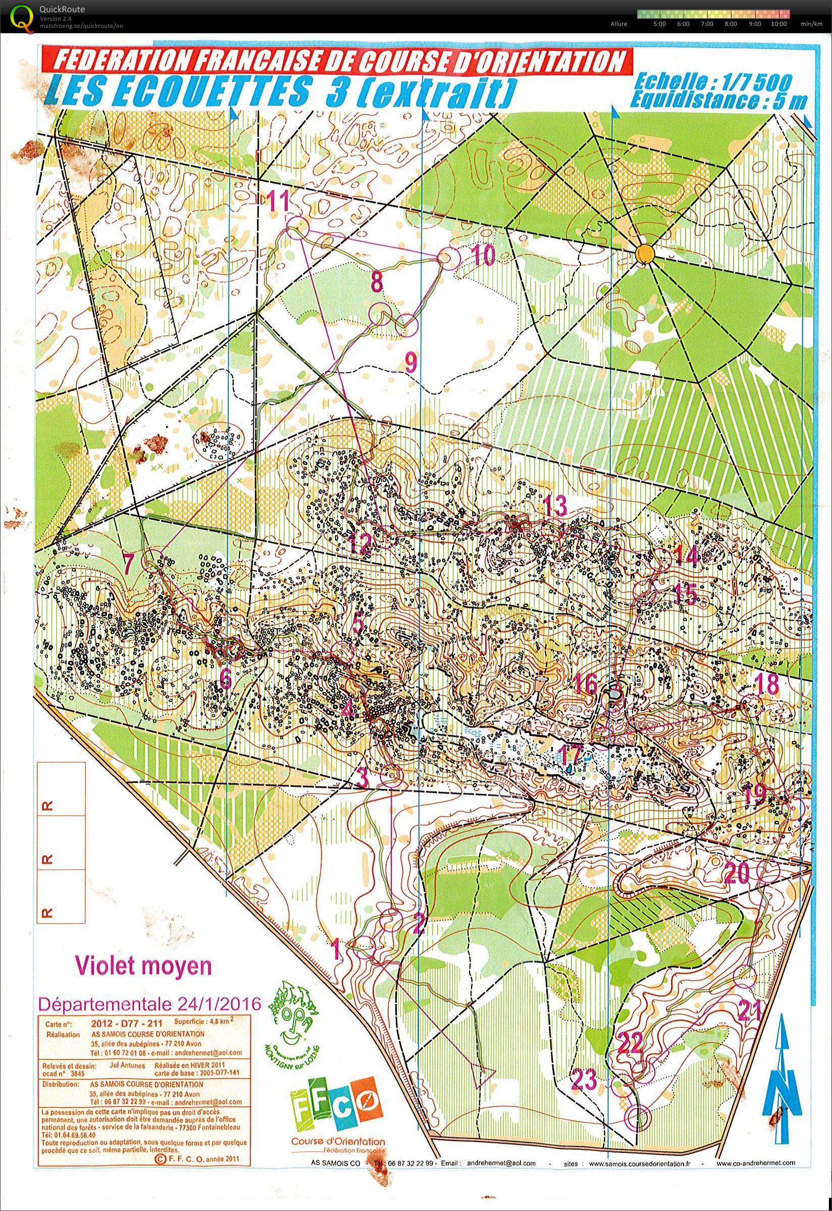 Departementale Violet Moyen (24-01-2016)