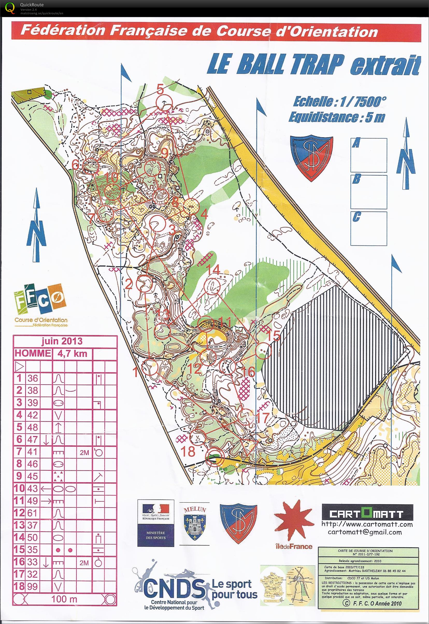 CHAMPIONNAT REGIONAL MOYENNE DISTANCE en foret de poligny (16-06-2013)