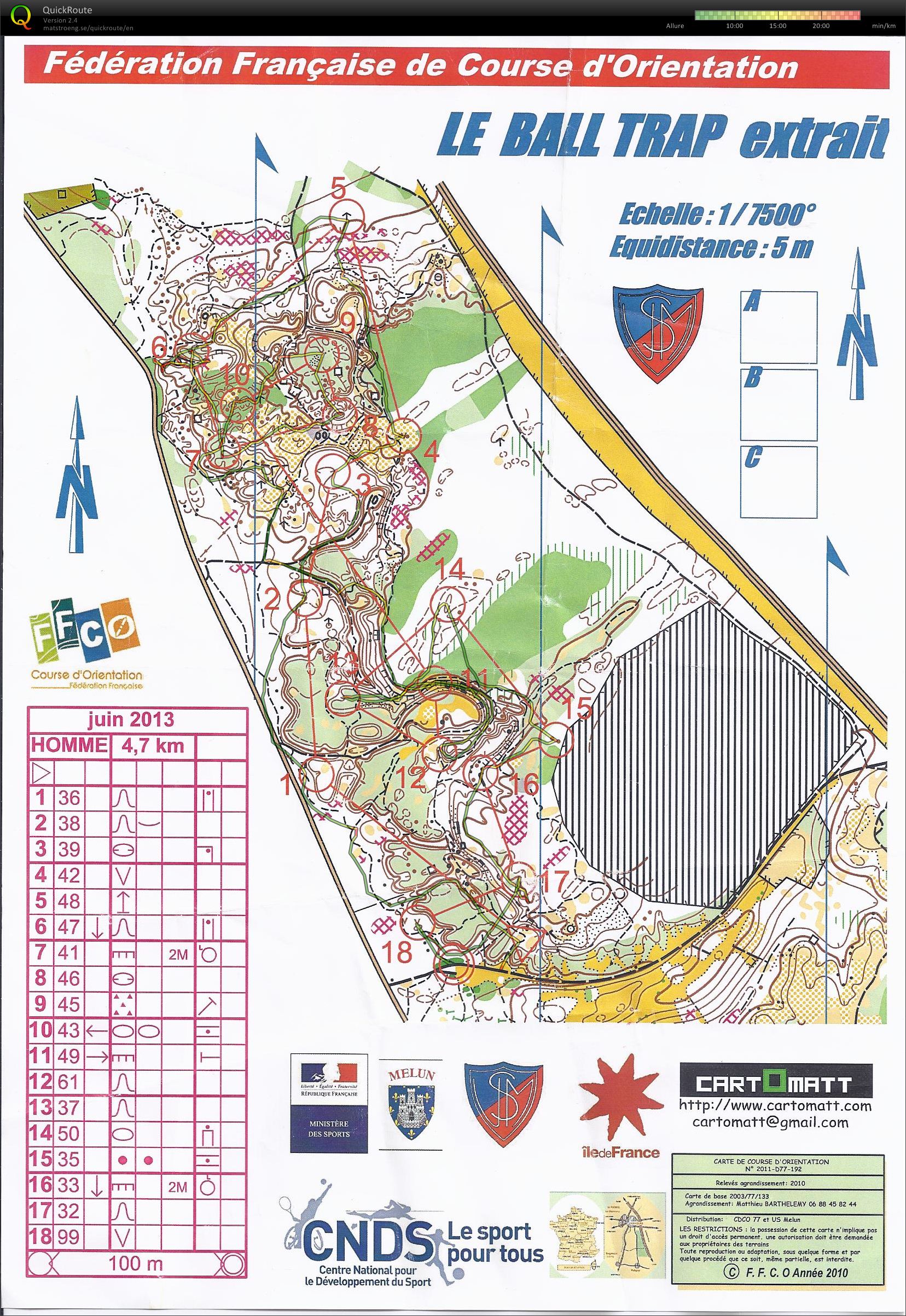 CHAMPIONNAT REGIONAL MOYENNE DISTANCE en foret de poligny (16-06-2013)