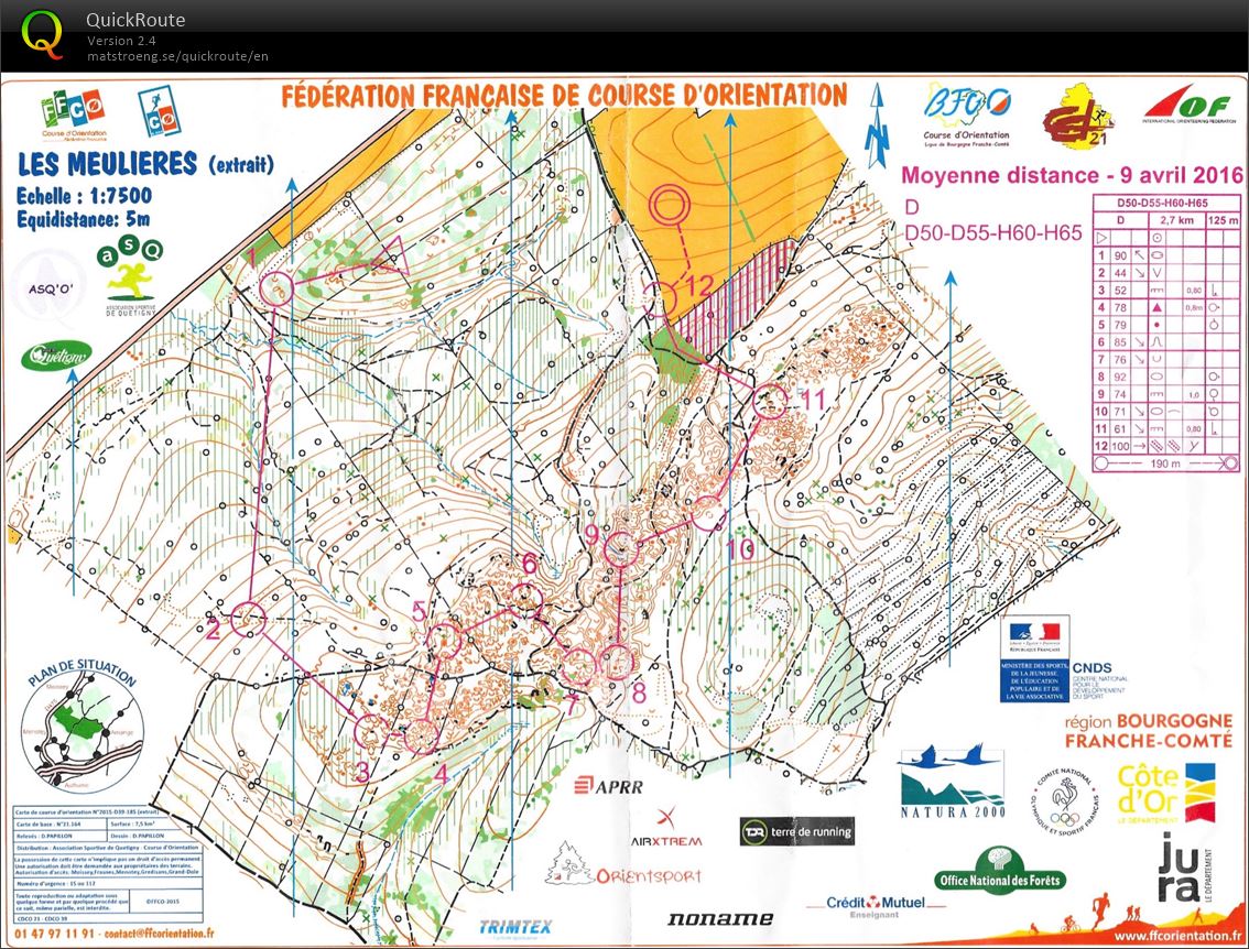 Weekend Nationale Nord-Est Moyenne Distance (09-04-2016)