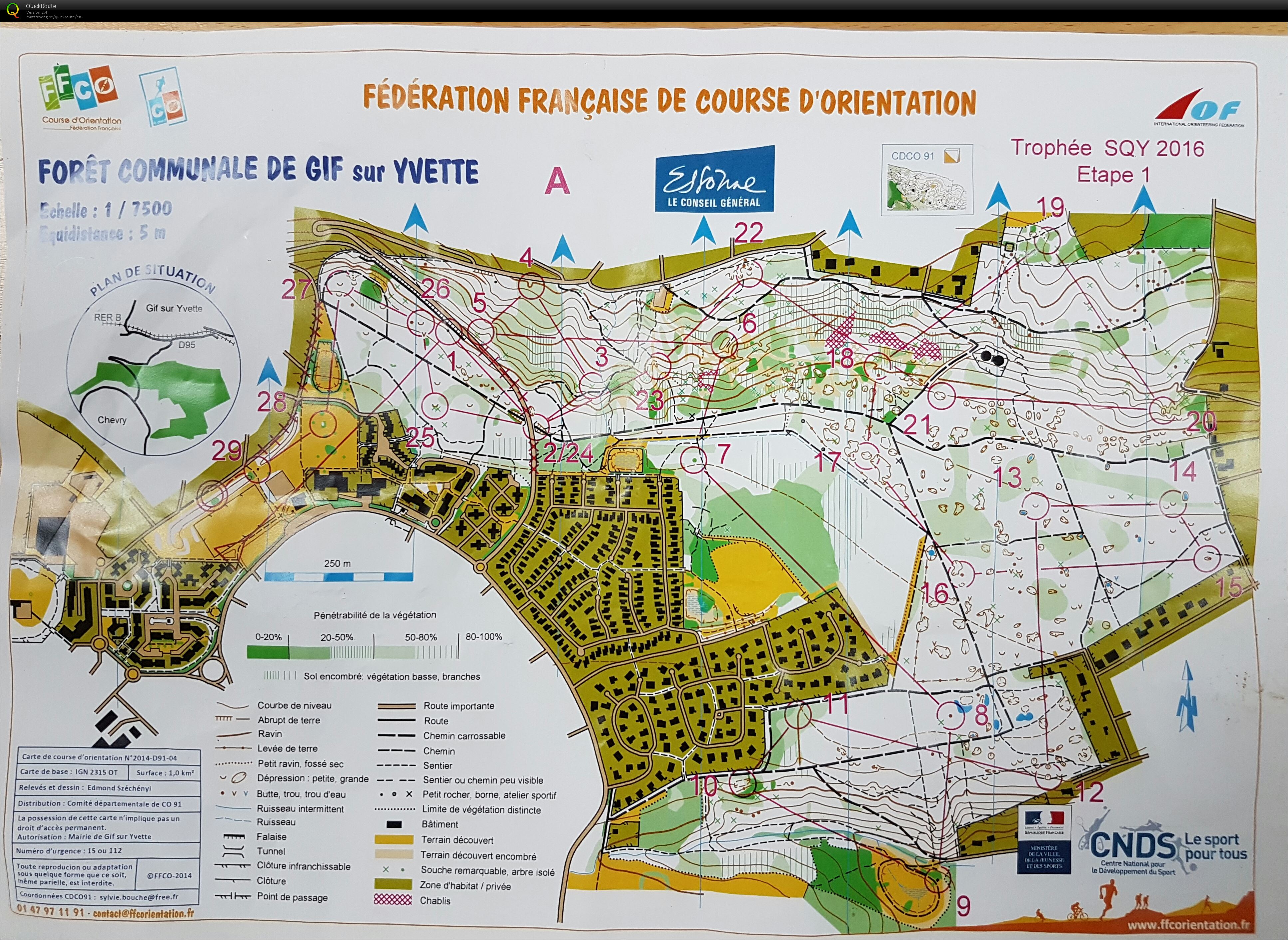 Trophée de St Quentin en Yvelines - Etape n°1 (01.06.2016)